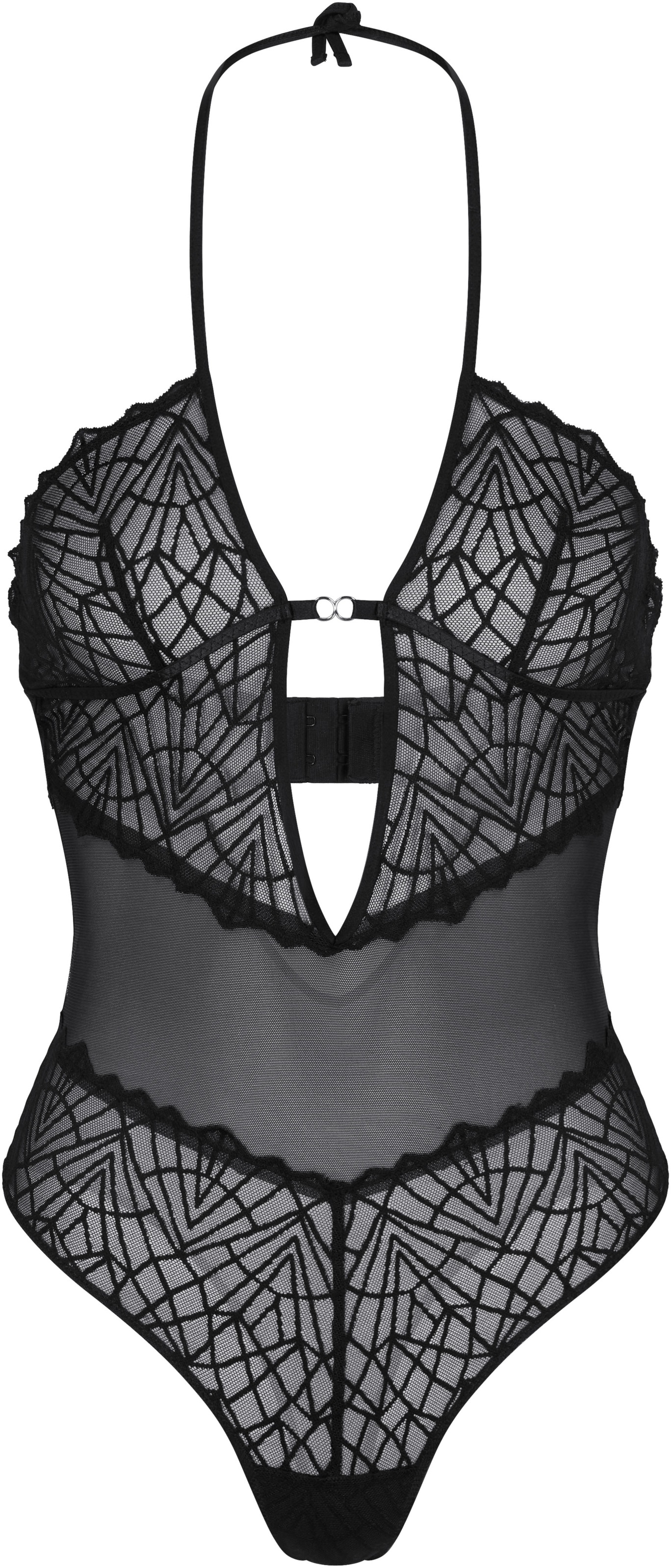 Triumph Stringbody »That Night in Vegas BS« grafische Spitze, Mesh, Neckholder, Bandeau-Cup