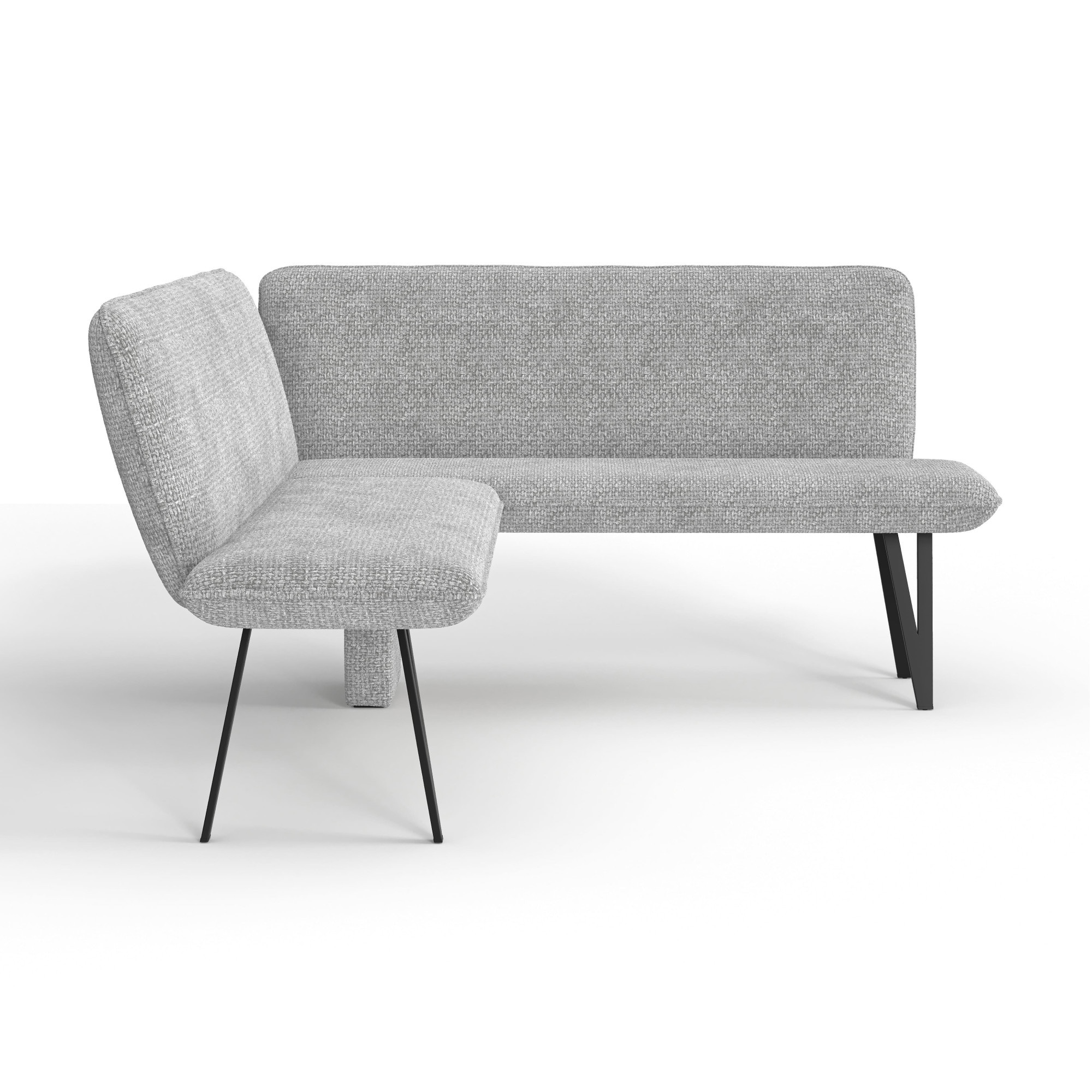 GOODproduct Banc d'angle »Mily Küchenbank, Polsterbank, Esszimmerbank, 205x164 cm« banc moderne et couleurs, nombre de places assises : 5, librement positionnable dans la pièce