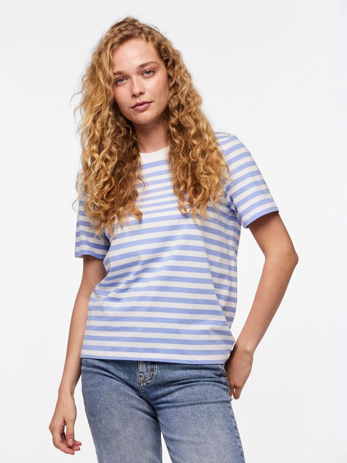 pieces T-shirt à manches courtes »PCRIA SS TEE STRIPES NOOS BC«