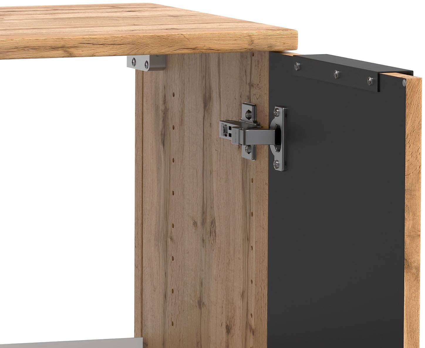 welltime Waschbeckenunterschrank Welltime, Breite 60 cm, 2-türig, gedämpft