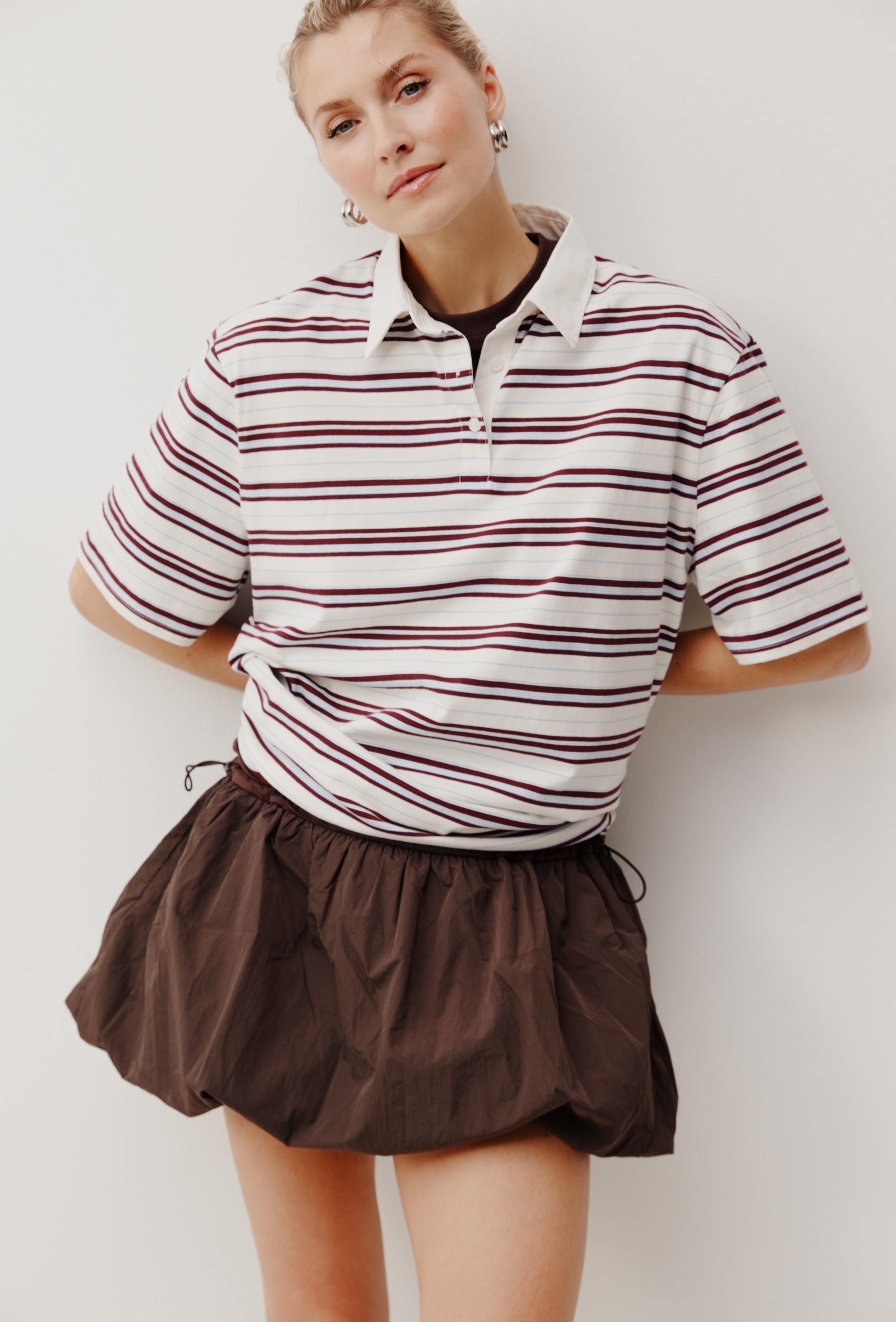 LeGer Polo »Cora, LeGer by Lena Gercke« En coton, coupe oversize