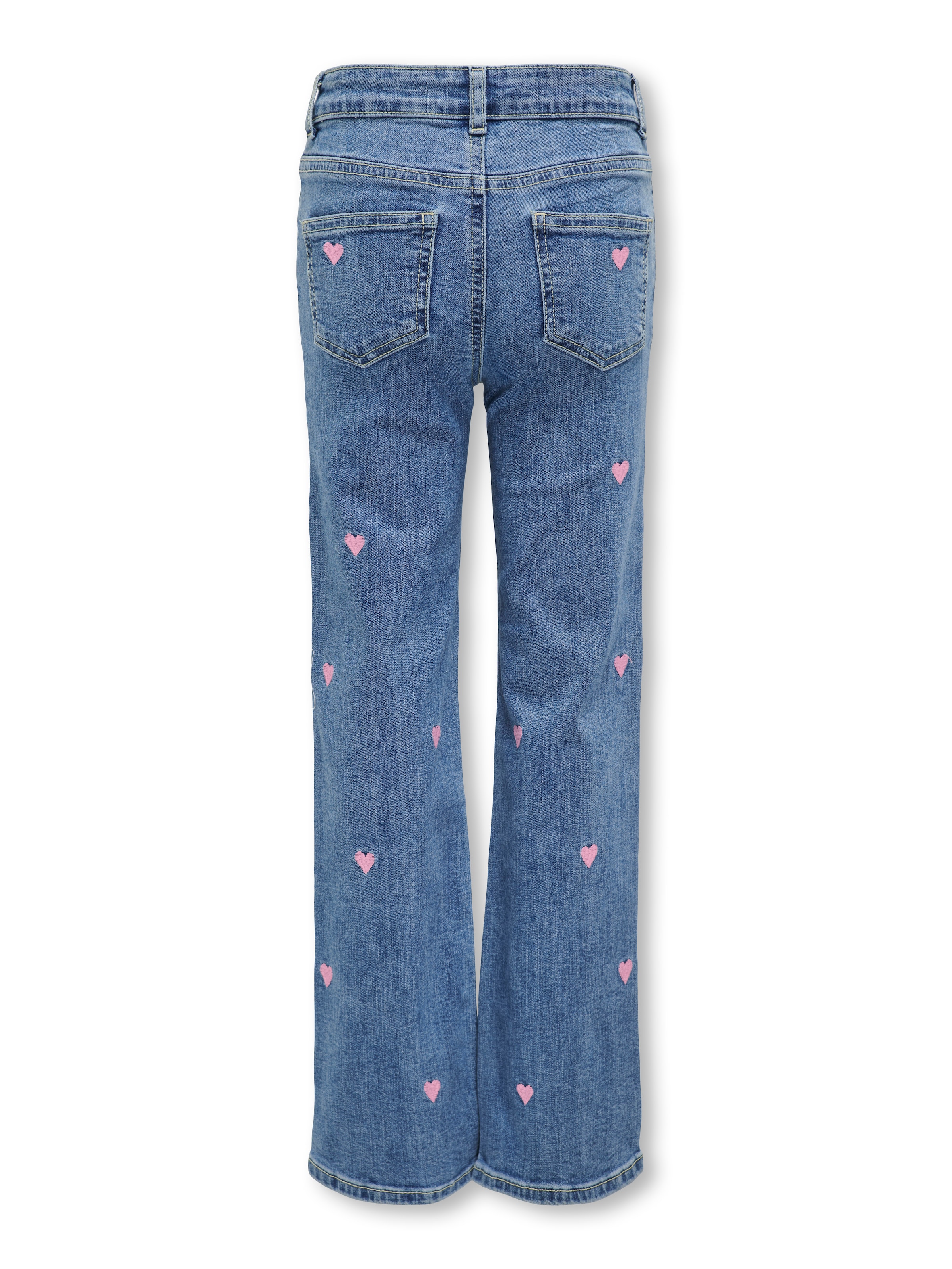 KIDS ONLY Jeans large »KOGJUICY WIDE LEG HEART EMB DNM JEANS«