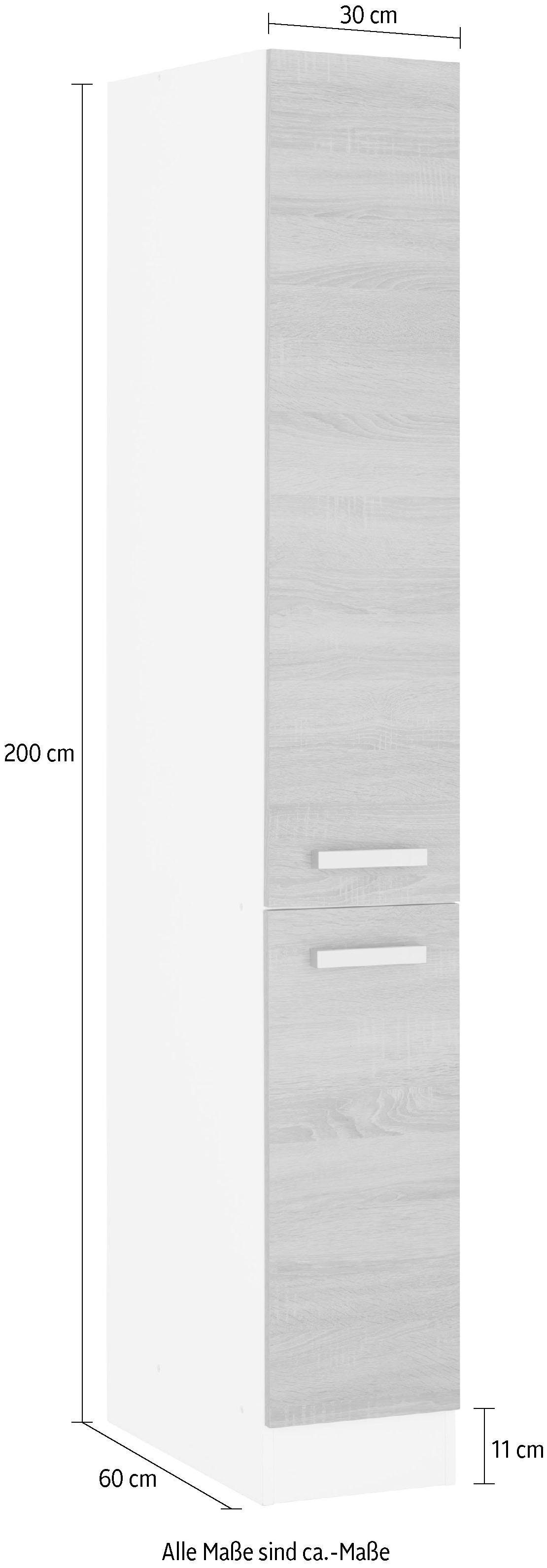 KOCHSTATION Apothekerschrank »KS-Gera« Breite 30 cm