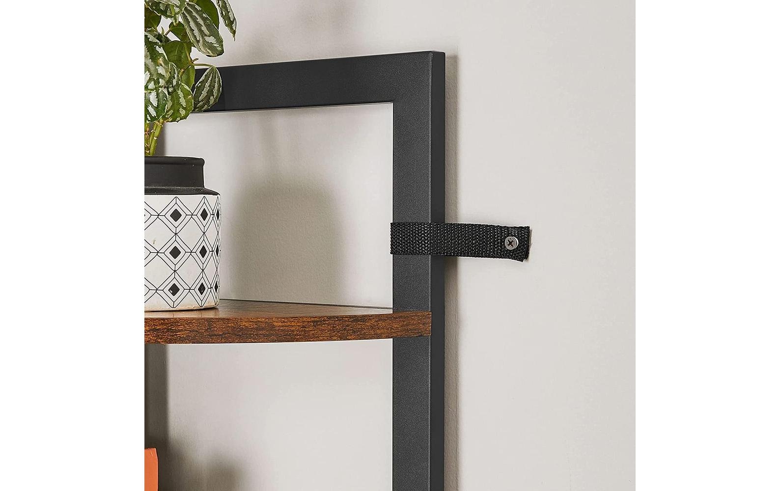 VASAGLE Regal »30 x 150 cm, Braun/Schwarz«