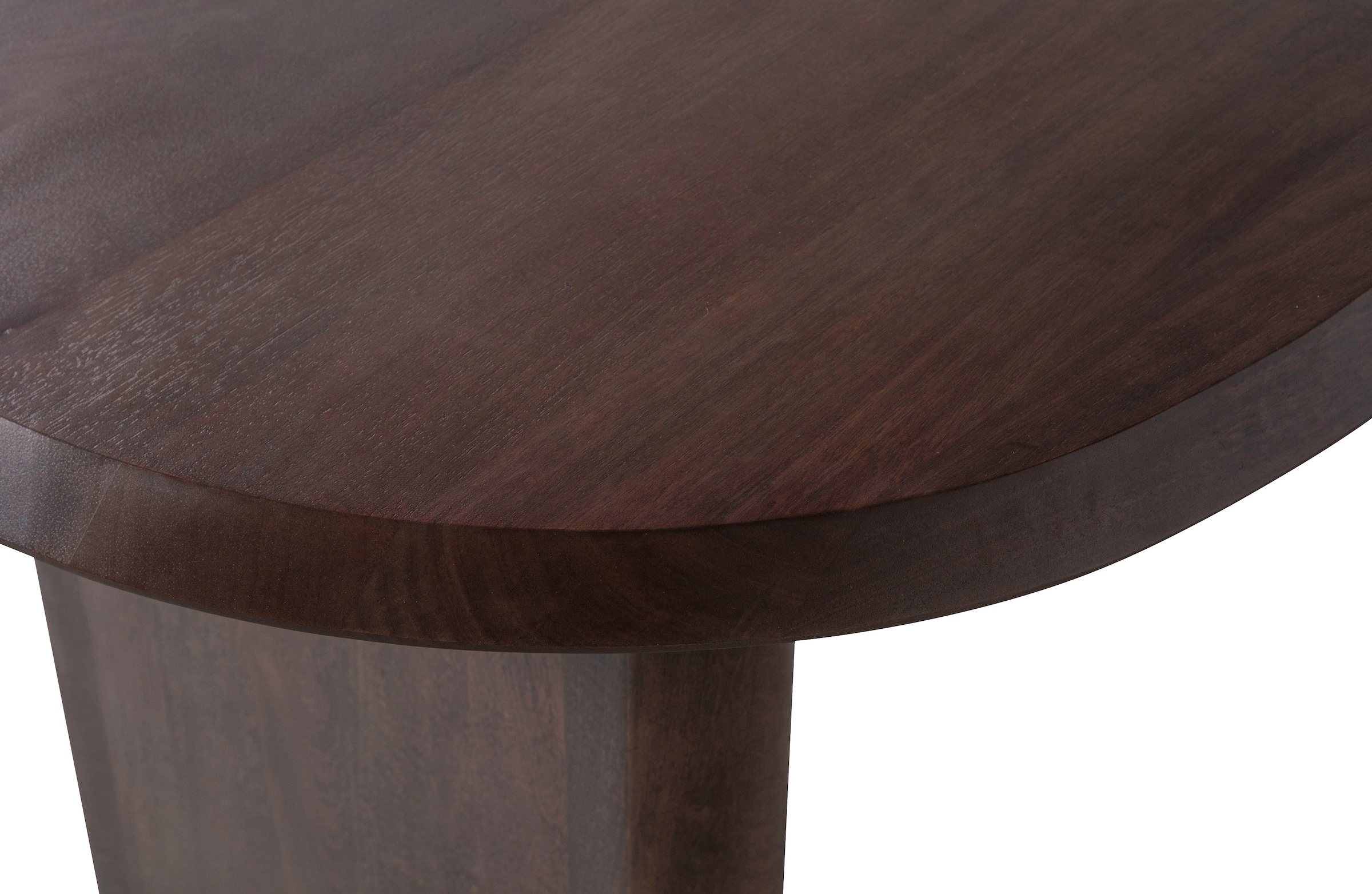 WOOOD Esstisch »Ellips« mit abgeflachter Kanten aus Mangoholz, breite 180 cm