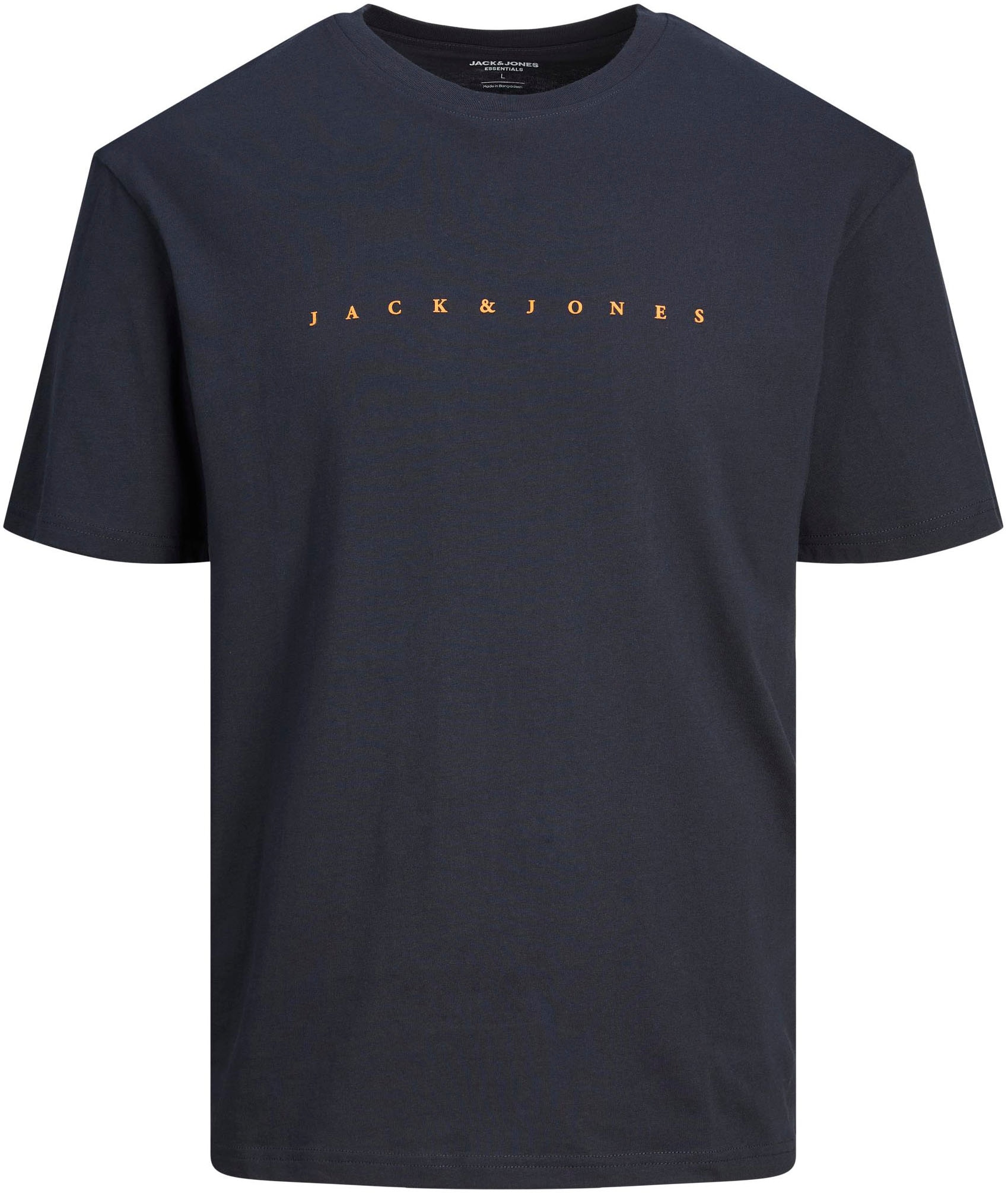 Jack & Jones PlusSize Shirt à col rond »JJESTAR JJ TEE SS NOOS PLS« mit Logo Schriftzug