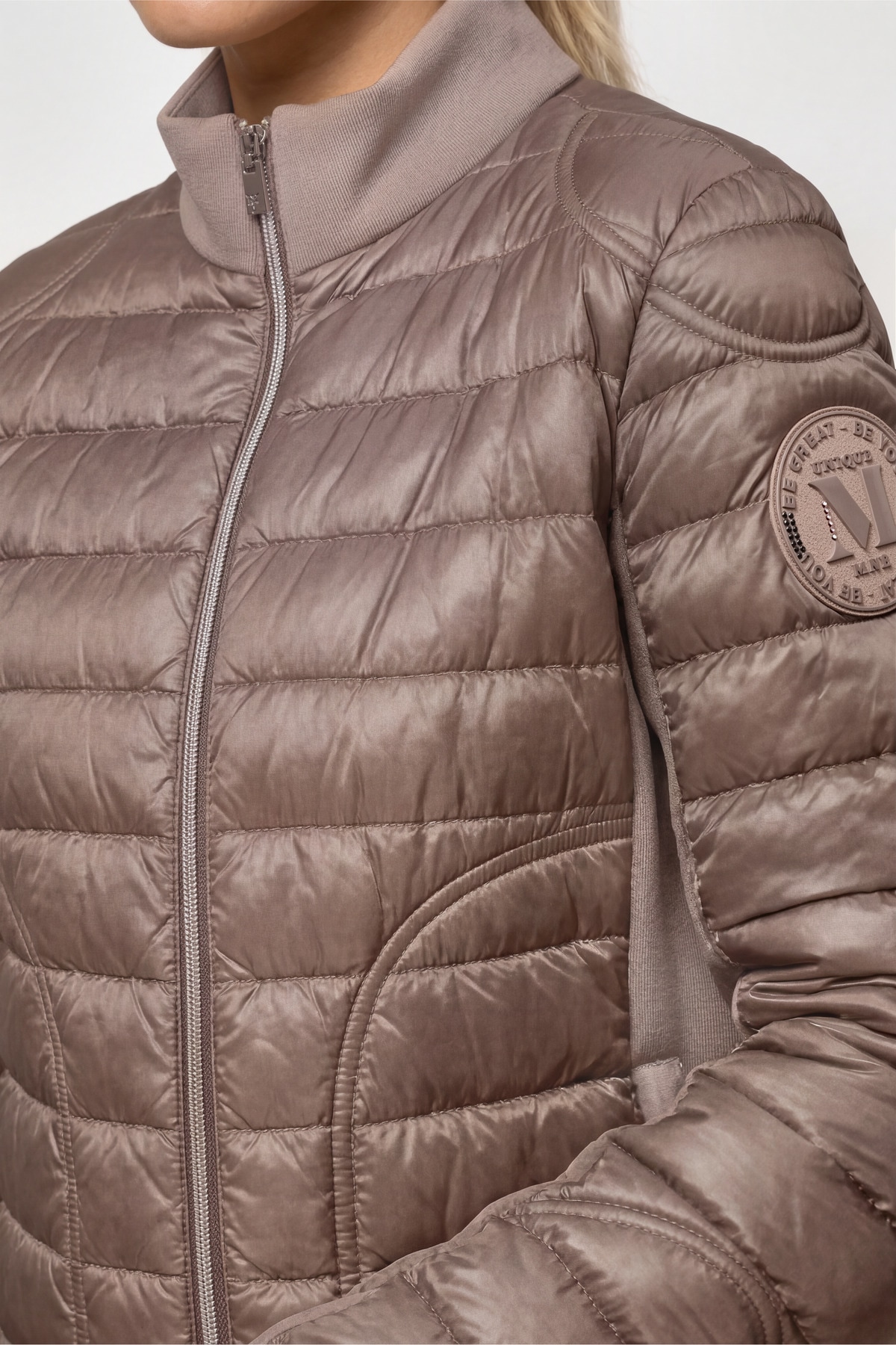 Monari Steppjacke »Jacke Stepp + Neopren« ohne Kapuze Regular fit mit Stehkragen