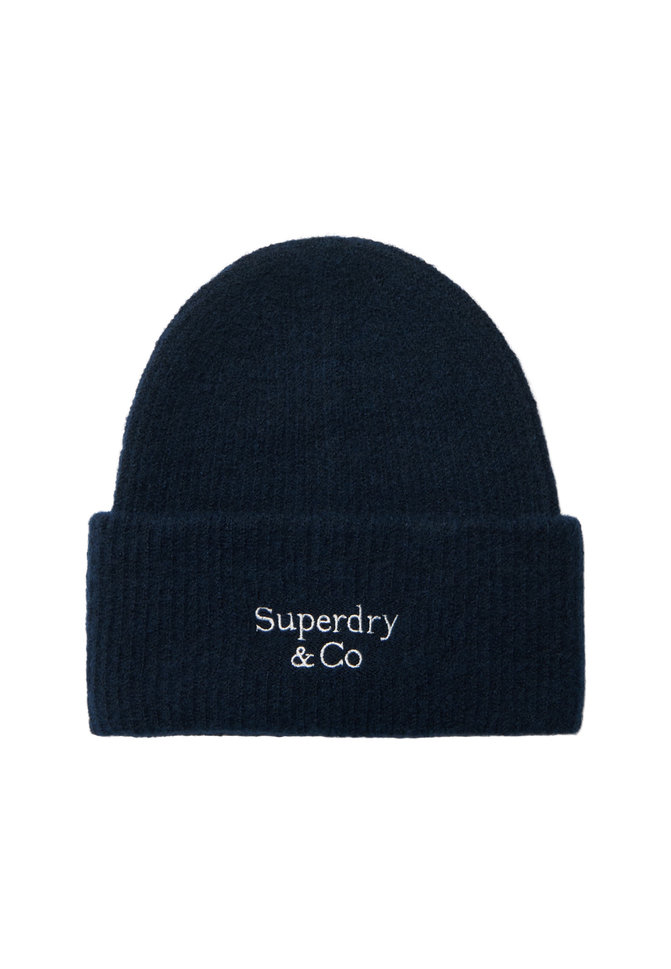 Superdry Strickmütze »HERITAGE RIB KNIT BEANIE HAT« Materialmix, regular fit