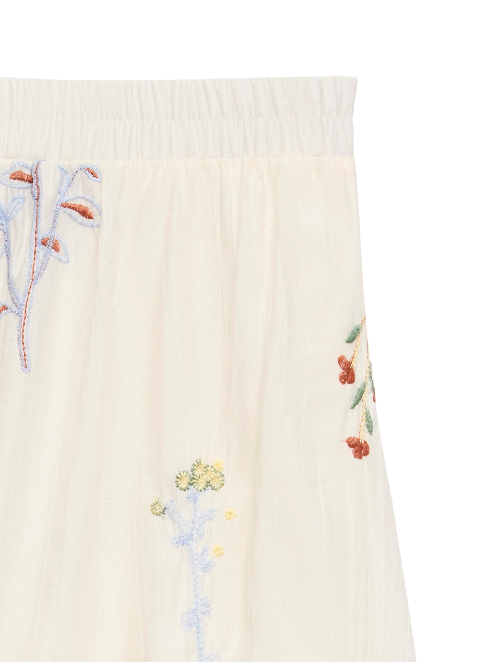 Vero Moda Jupe d'été »VMLINA HW 7/8 EMB SKIRT WVN« mélange de viscose, coupe normale, avec broderie