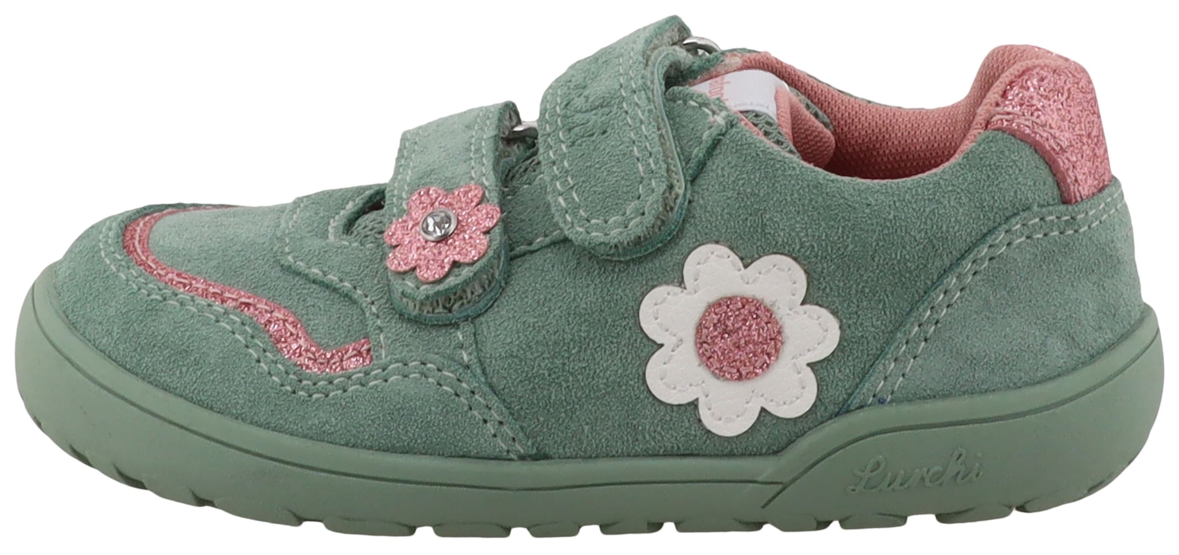Lurchi »Jola Barefoot«  , Halbschuh, Sneaker mit Blüten, Grössenschablone zum Download