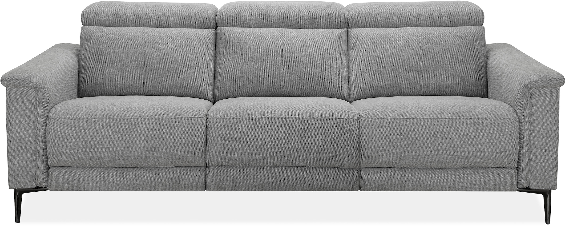 Home affaire 3-places »LUND B: 222 cm - OTTO. Verlässliche Qualität. Mit Relaxfunktion« in 2 Sitzen (links/rechts), manuell/elektrisch (USB-C), Kopfteilverst.