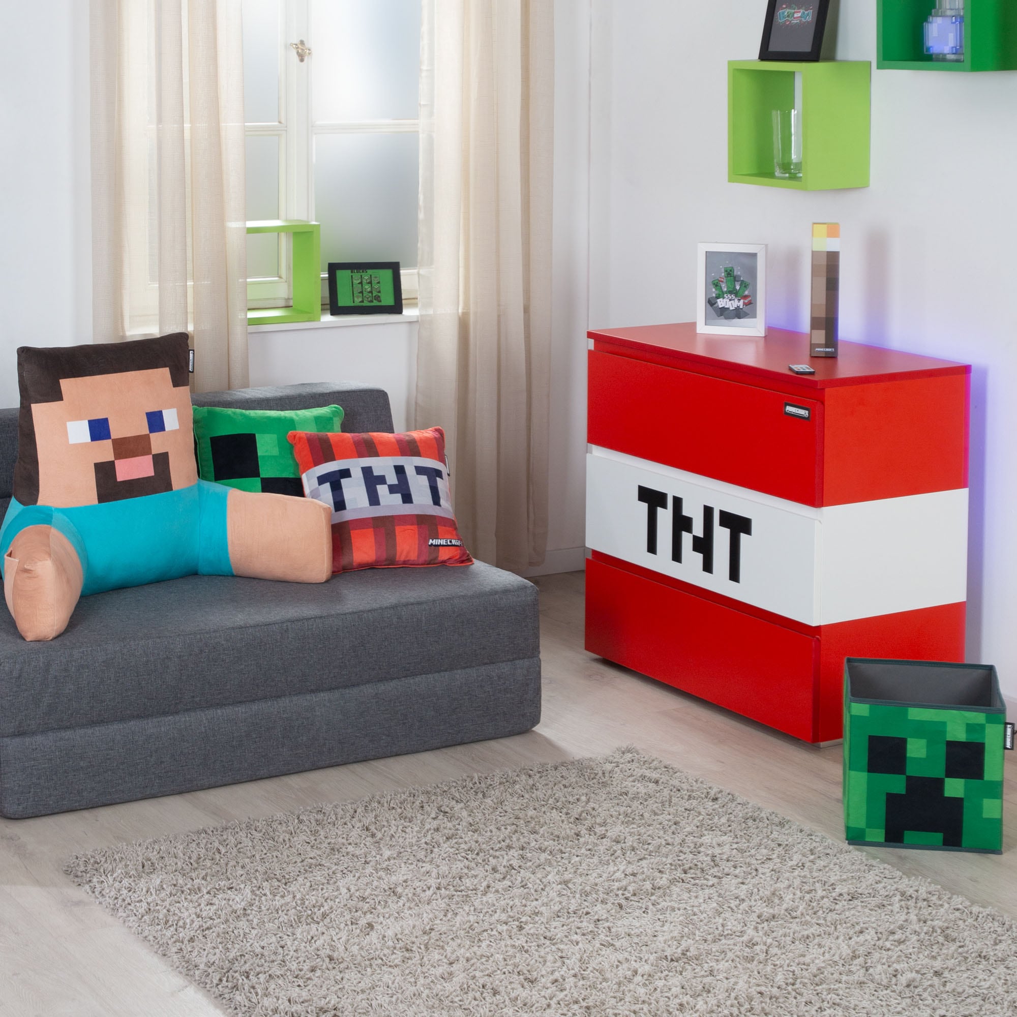 Phoenix Commode »Minecraft TNT Kommode« avec éclairage