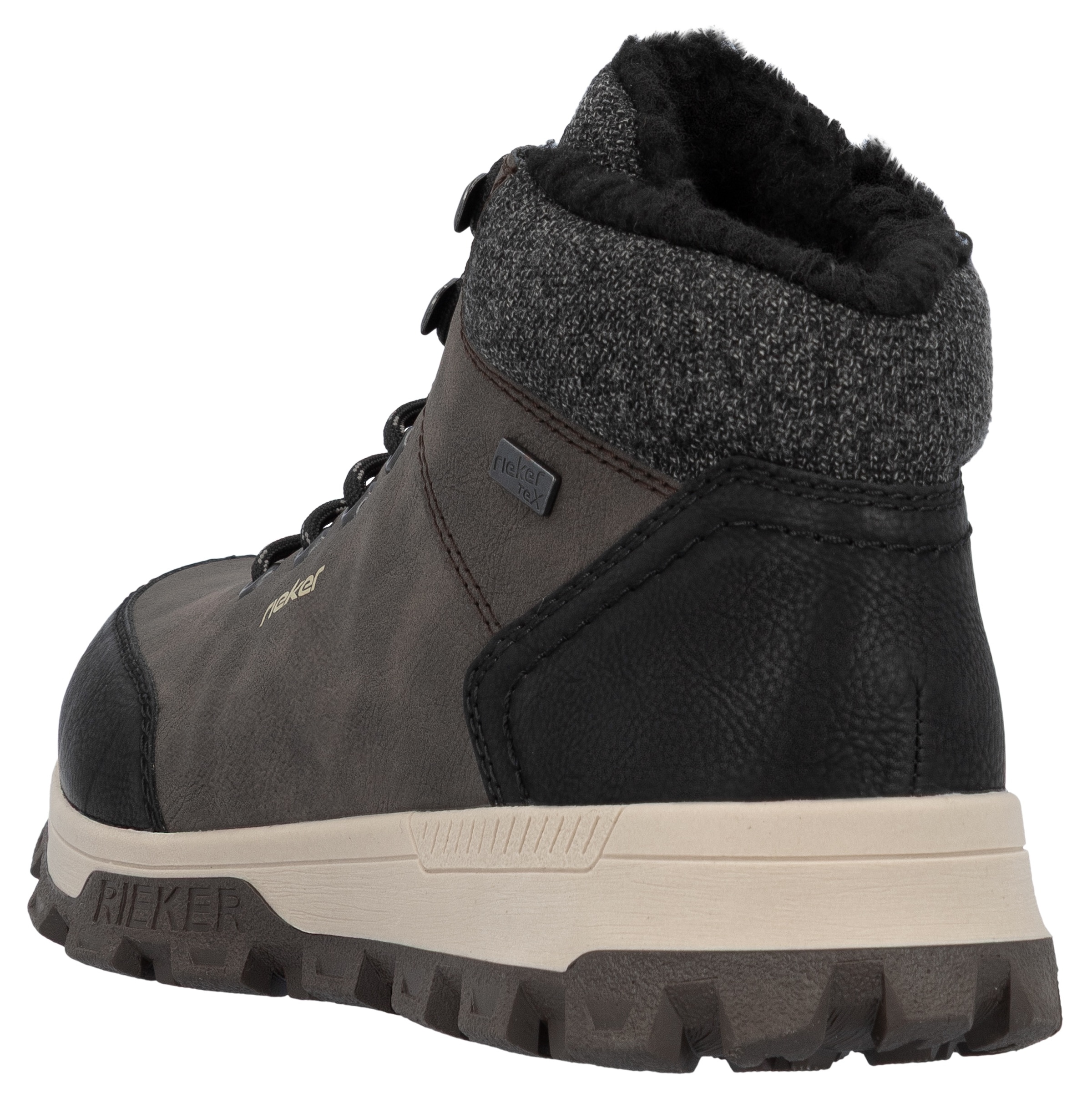 Rieker Winterboots  mit komfortabler SoftFoam-Innensohle, Freizeitschuh, Schnürschuh