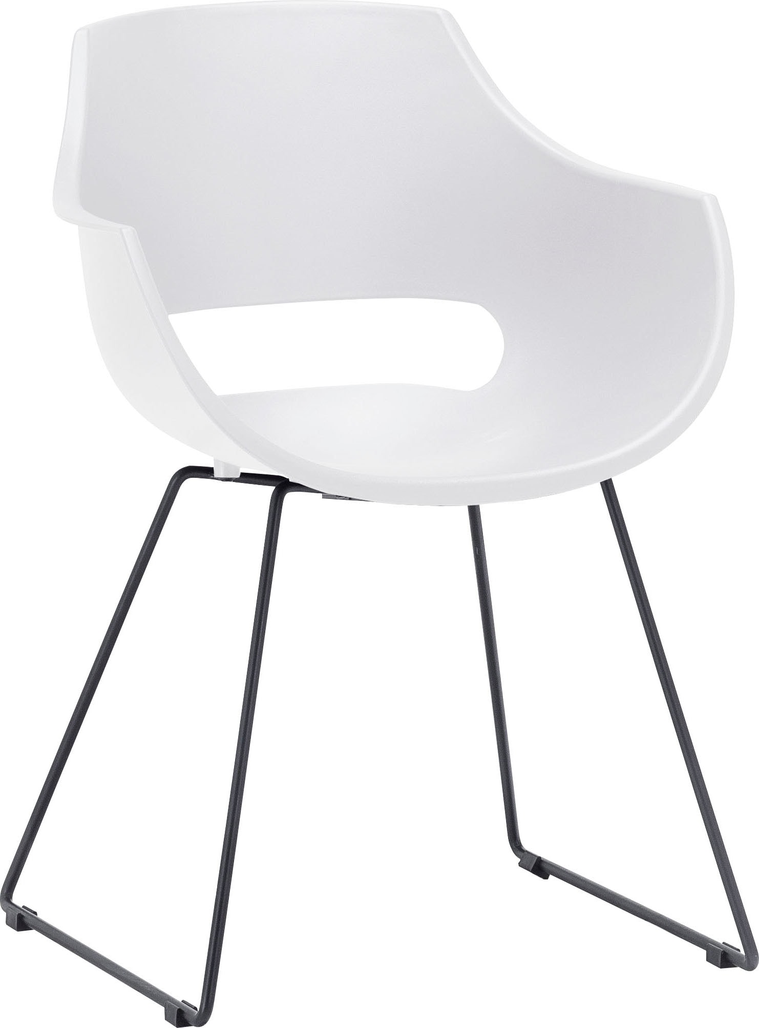 MCA furniture Schalenstuhl »Rockville« (Set) 4 Stk.4er-Set, Kufe, Kunststoff, Belastbarkeit 120 kg, Sitzhöhe ca. 46 cm