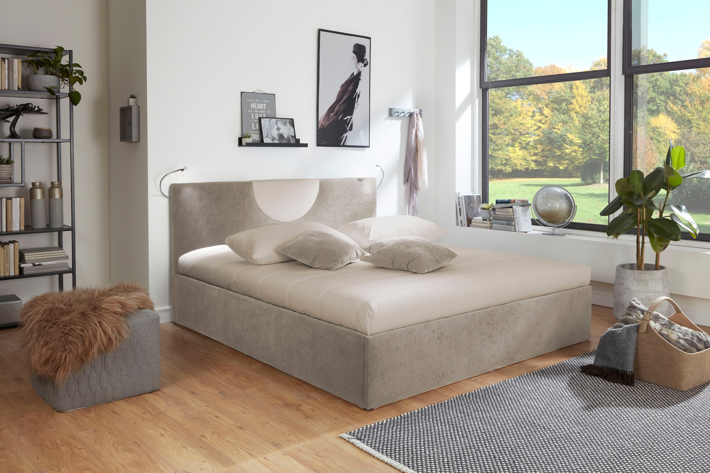 Westfalia Schlafkomfort Lit rembourré »Pisa in verschiedenen Härtegraden und Grössen« wahlweise mit oder ohne Bettkasten