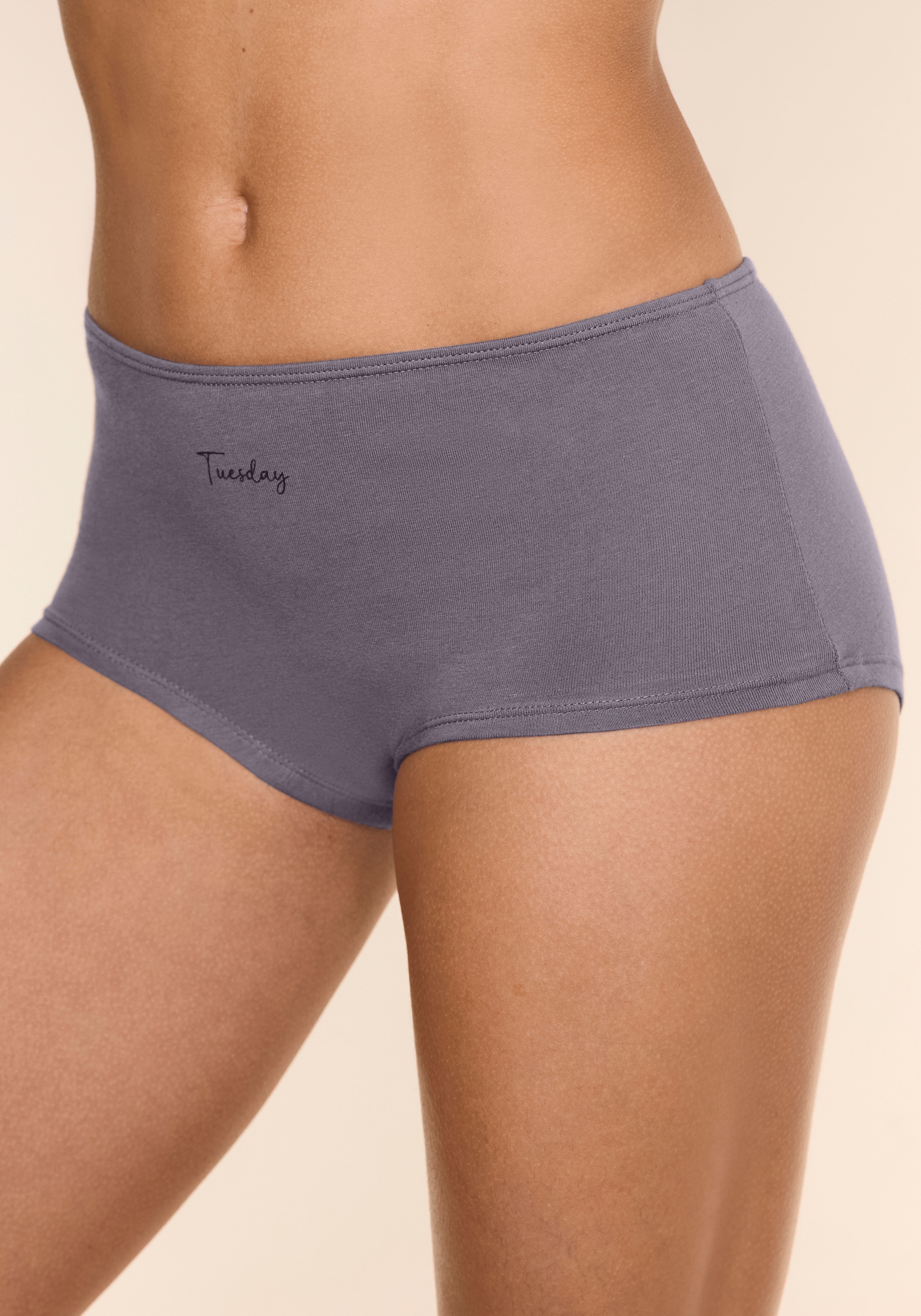 Vivance Panty Packung, 7er-Pack, 7 cuis Angenehm elastische Baumwollqualität