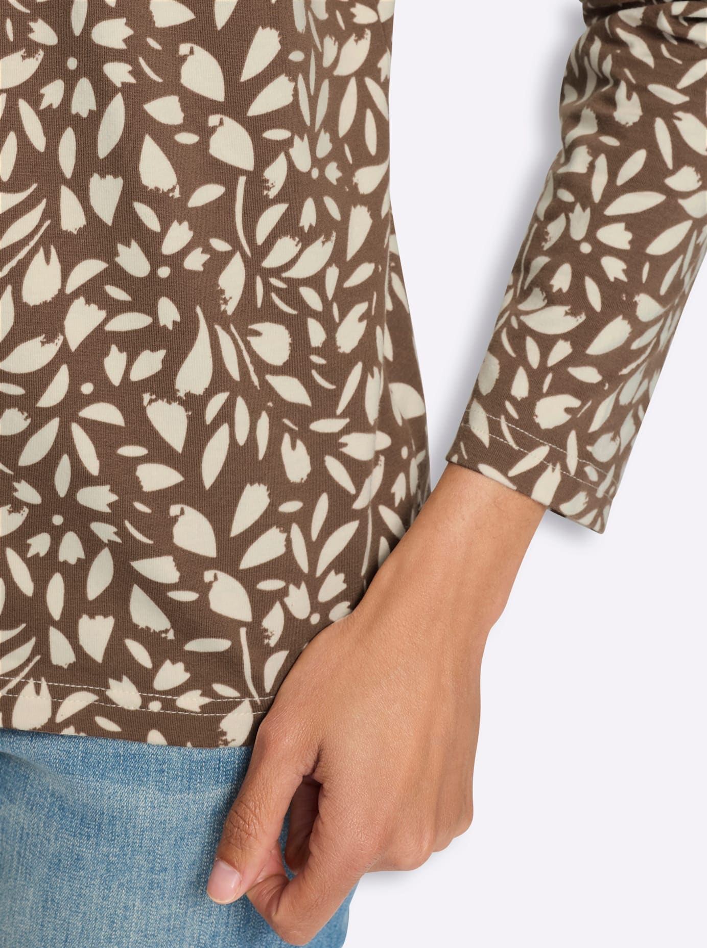 heine T-shirt à manches longues »Druck-Shirt« 1
