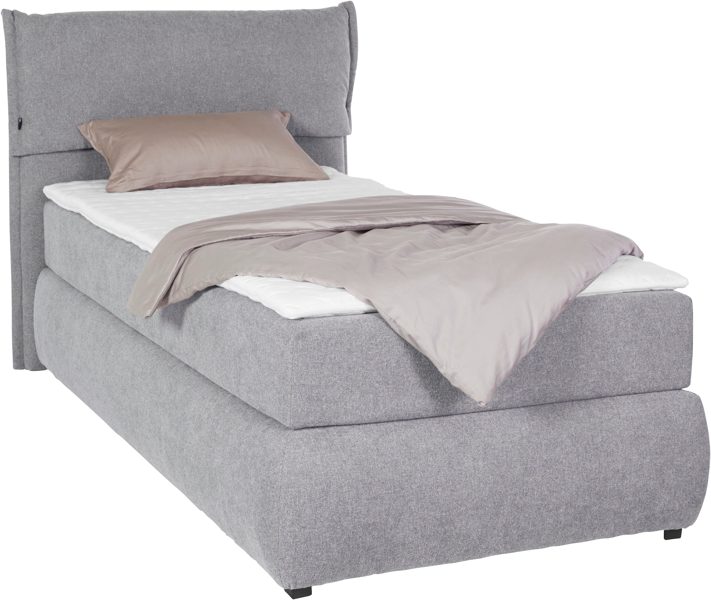 andas Lit boxspring »Jenson« in 4 Farben, 4 Breiten, 3 Matratzenarten in 2 Härtegraden, Topper