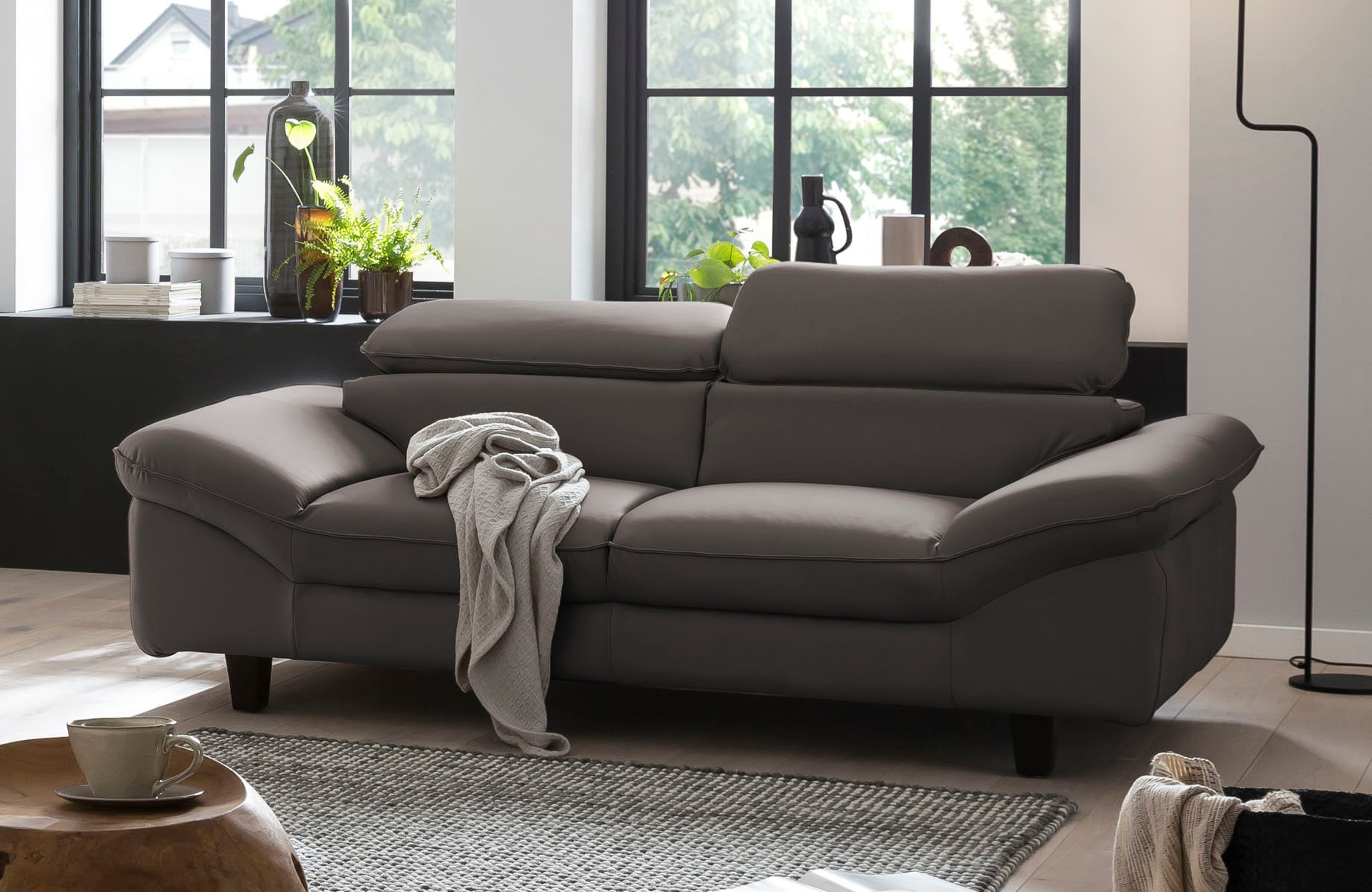 Home affaire 3-Sitzer »Pilot« Big-Sofa mit Kopfteilverstellung