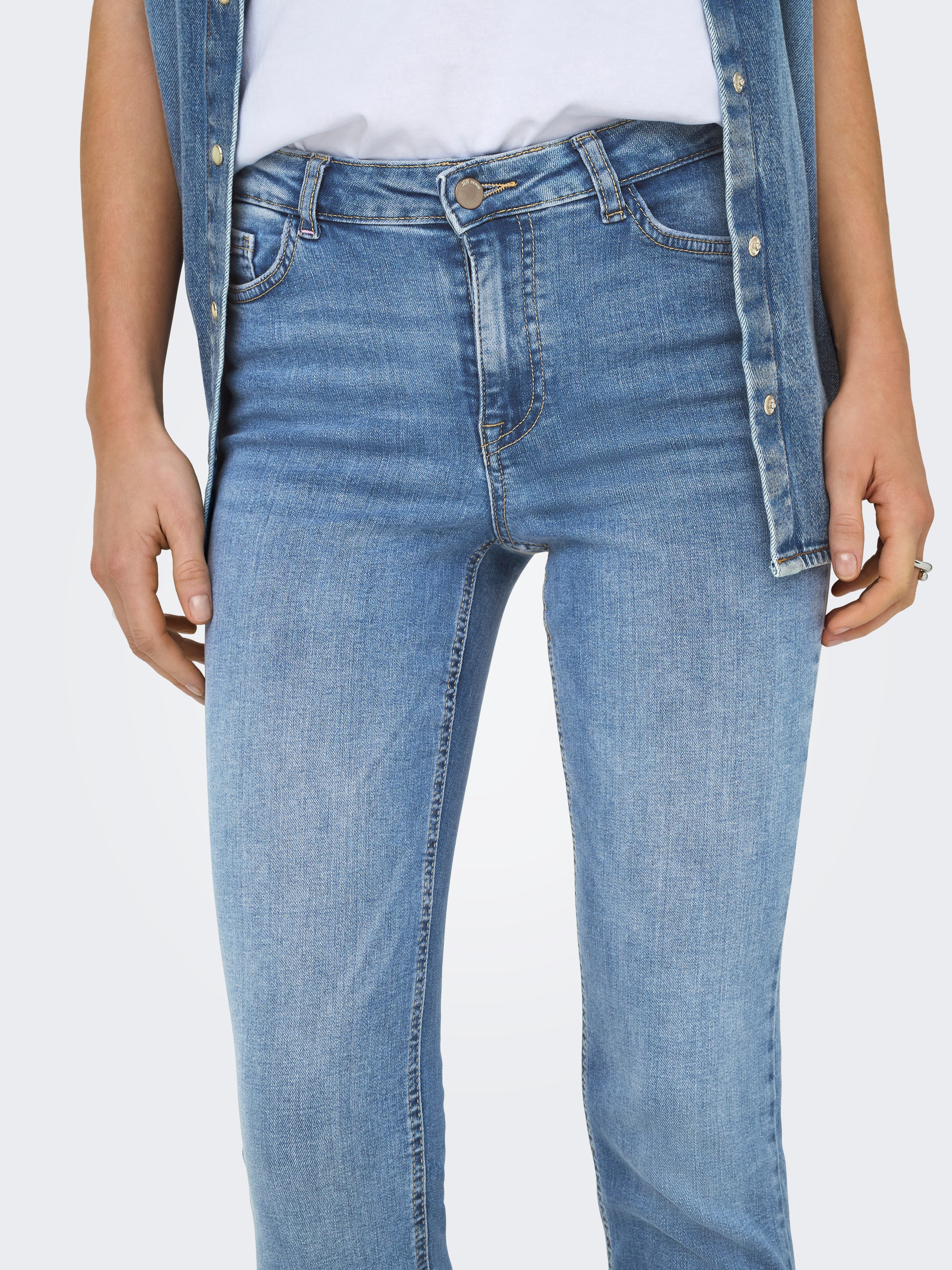 JDY Jeans skinny »JDYFINA MW SKINNY ANK JNS MB NOOS DNM«