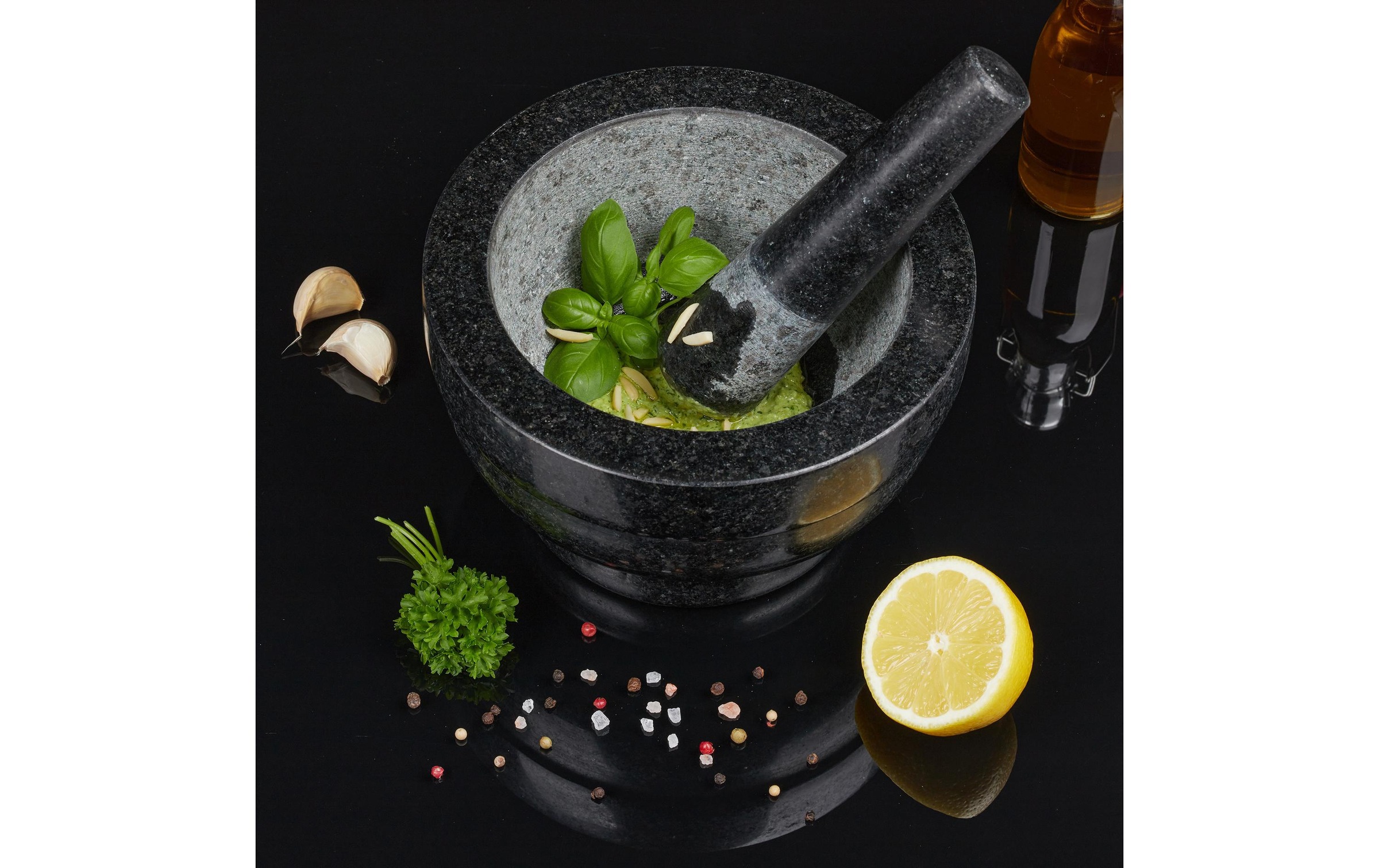 relaxdays Mörser »und Stossel Set 20 cm«
