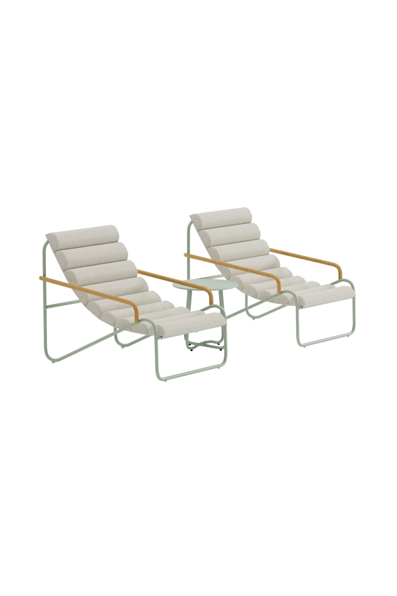 Venture Home Gartenlounge-Set »Ithaka, grosszügiges Outdoor-Set für hohen Sitzkomfort« 3 tlg. Loungemöbel mit Stoffbezug, angenehm, weich