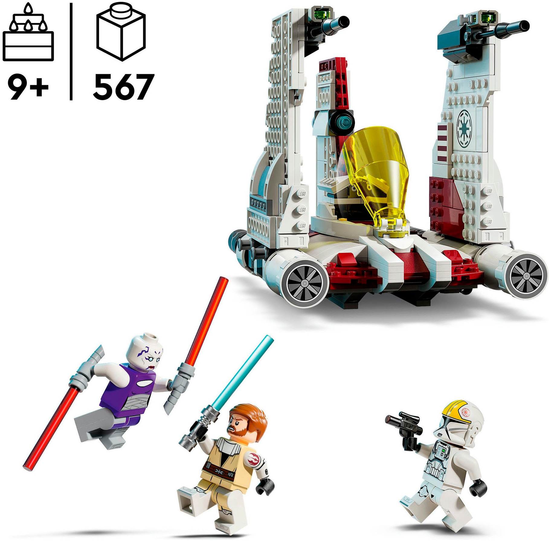 LEGO® Pions de construction »V-19 Torrent-Sternjäger (75432), LEGO Star Wars™« Made in Europe