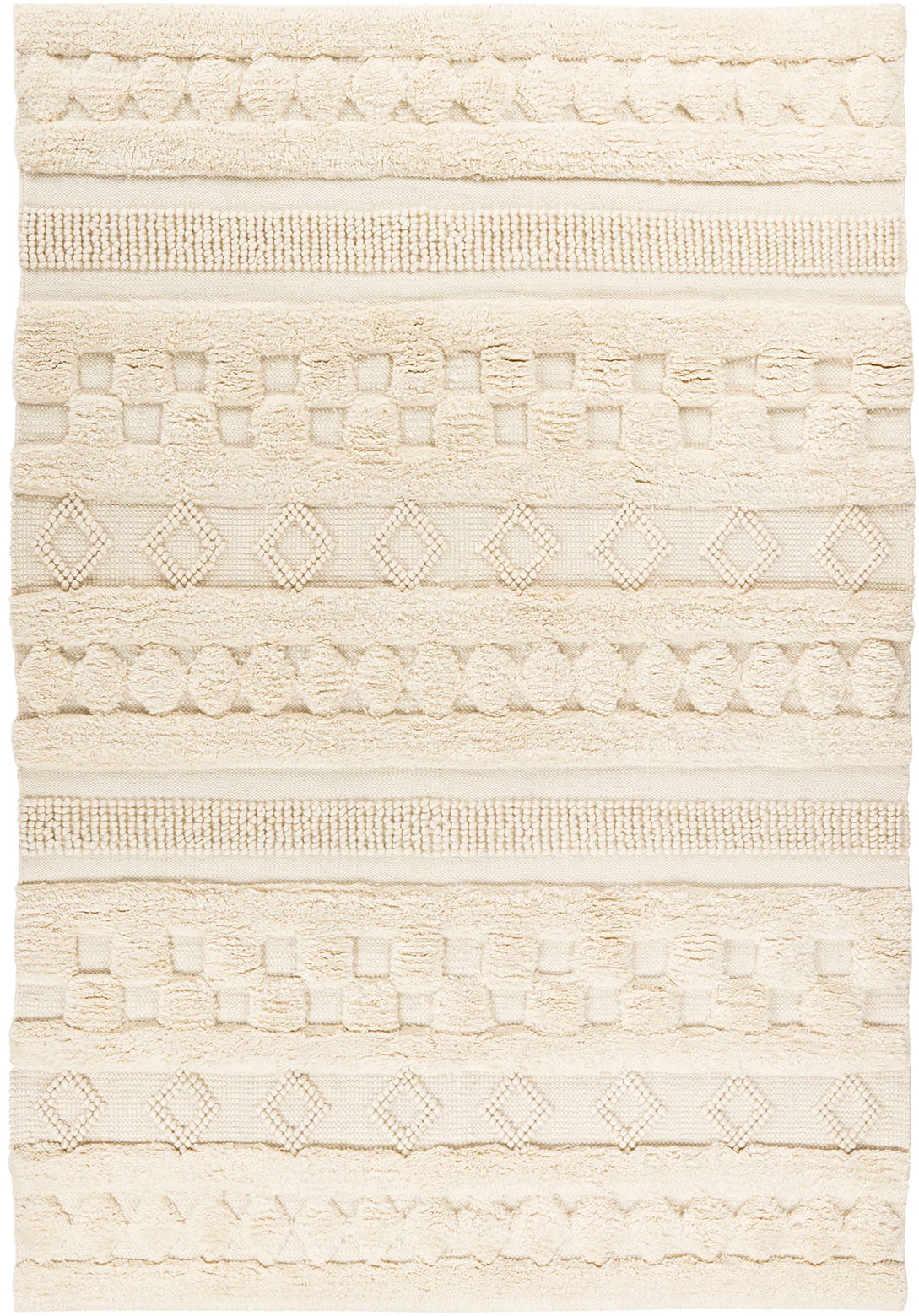 me gusta Wollteppich »Bohist 125« rechteckig 20 mm Höhe