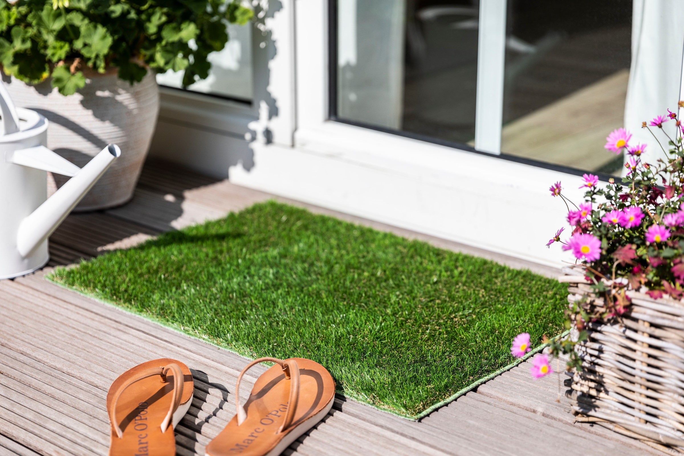 Andiamo Tapis de sol »Kuba, 50/ca. 70 cm, ideal für Fussball Fans« Rectangulaire 23 mm Höhe env. 1,2 Kg/m² poids total