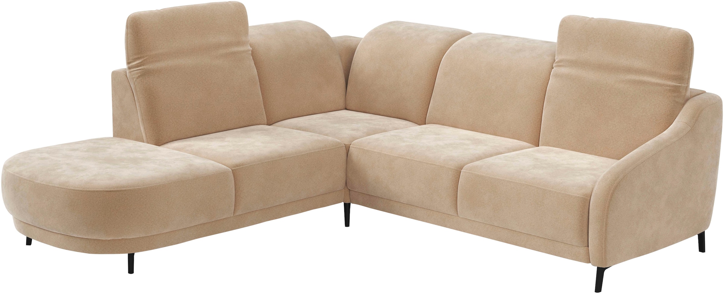 sit&more Canapé d'angle »Blues L-Form« wahlweise mit Klapptisch und USB