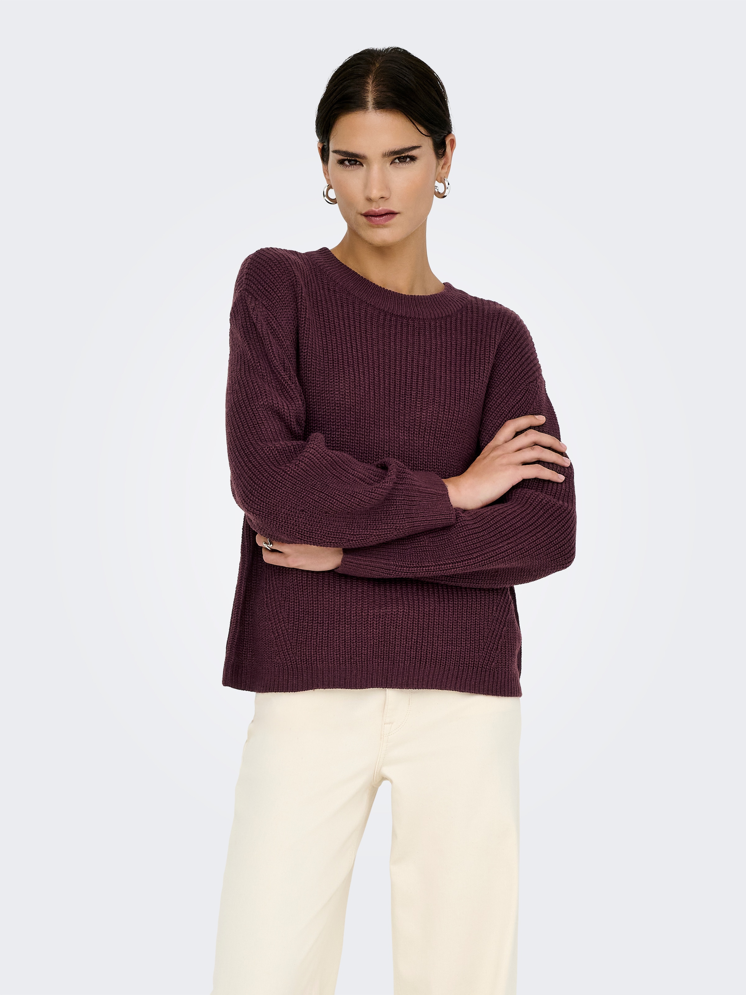 ONLY Strickpullover »ONLMILOUZ LS RIB PULLOVER KNT NOOS«