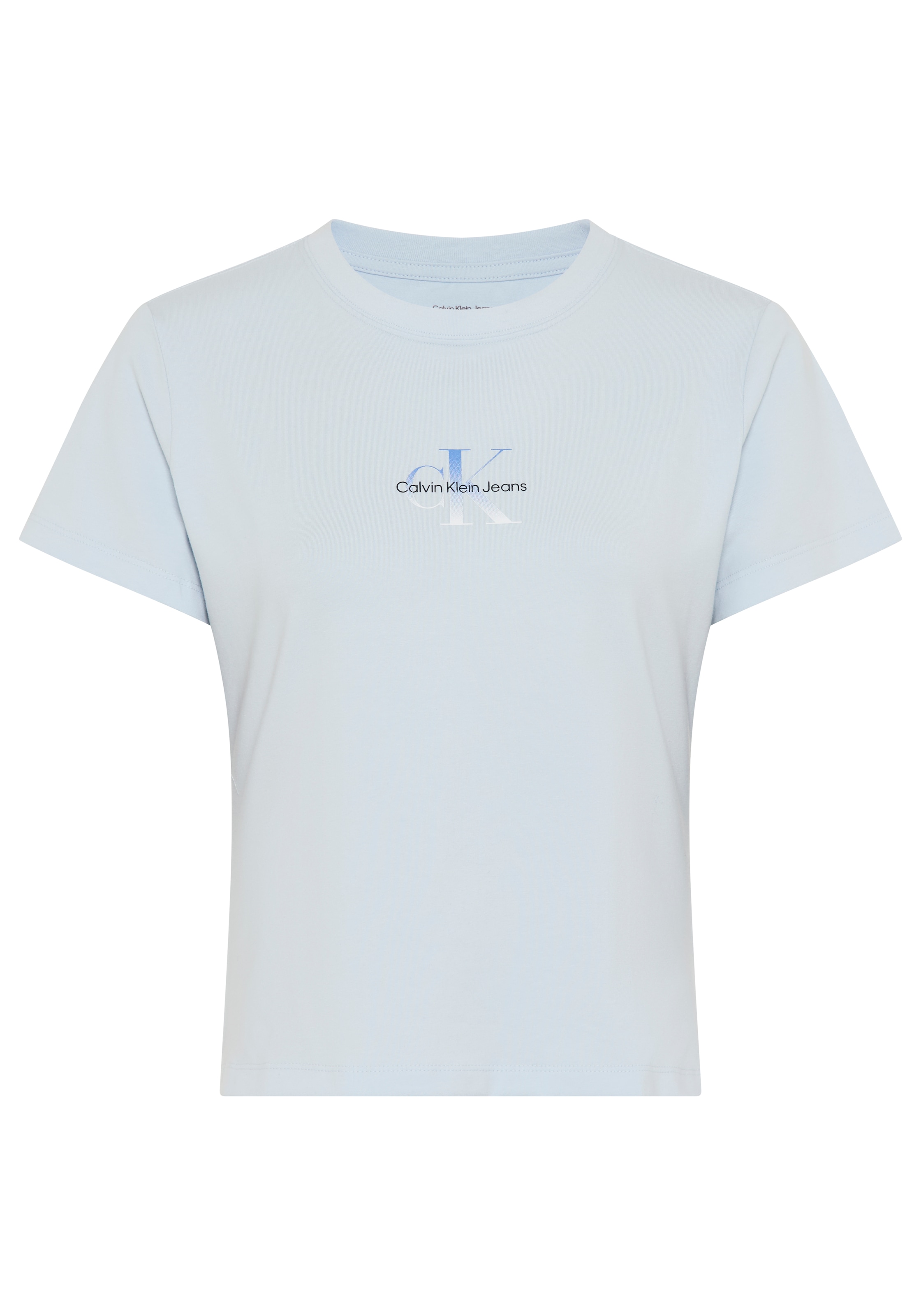 Calvin Klein Jeans T-Shirt »GRADIENT MONOLOGO SLIM TEE« Regular fit mit Rundhalsausschnitt