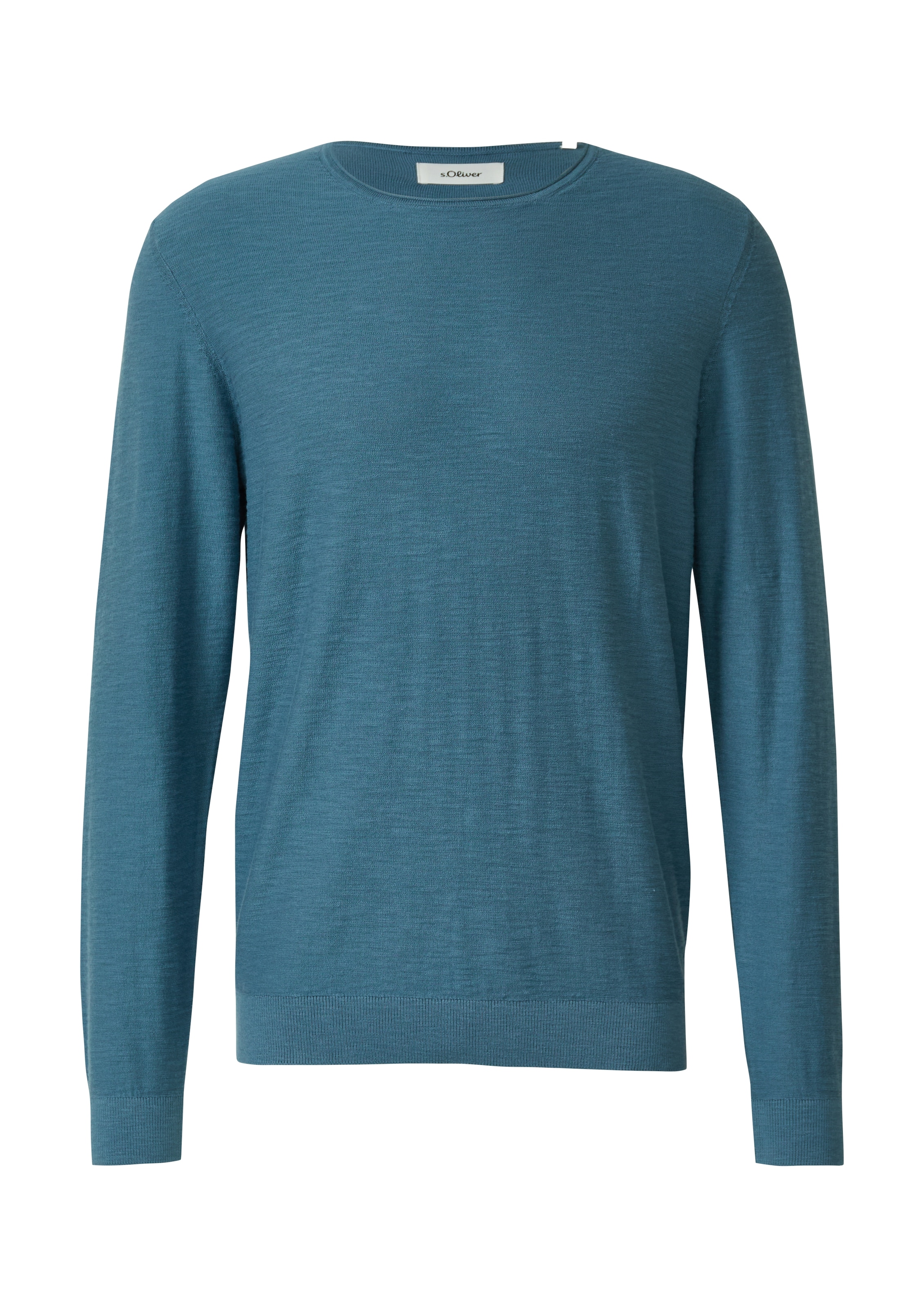 s.Oliver Pull en tricot mit Rundhals, Regular Fit