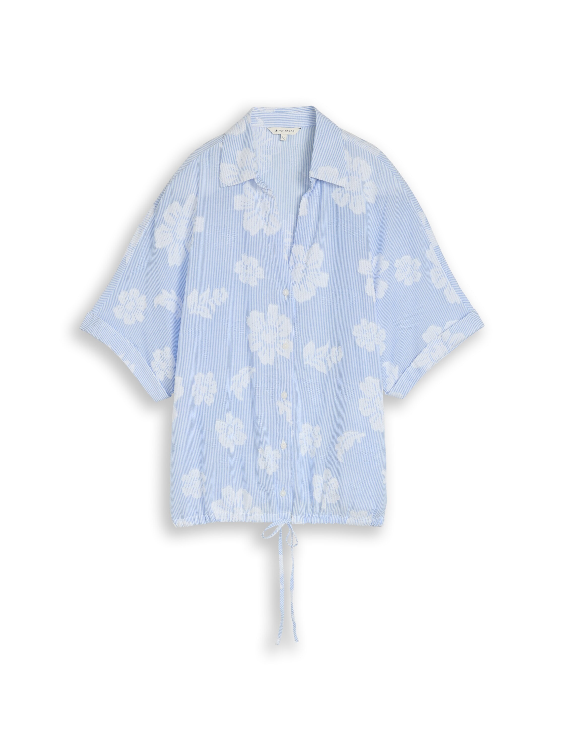 TOM TAILOR Klassische Bluse mit All-Over Print