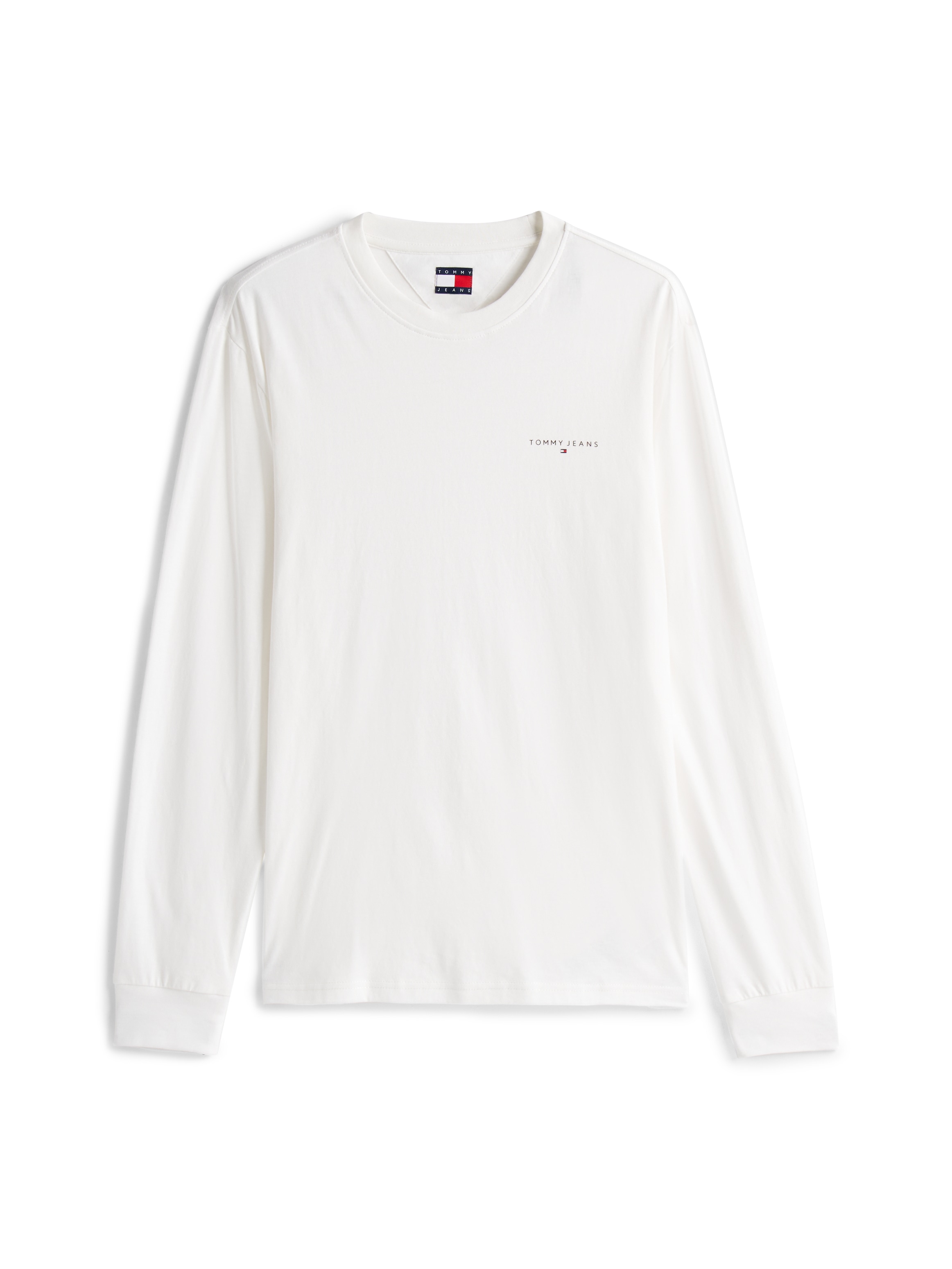 Tommy Jeans T-shirt à manches longues »TJM SLIM CHEST LINEAR LS TEE EXT« Mit Rundhalsausschnitt