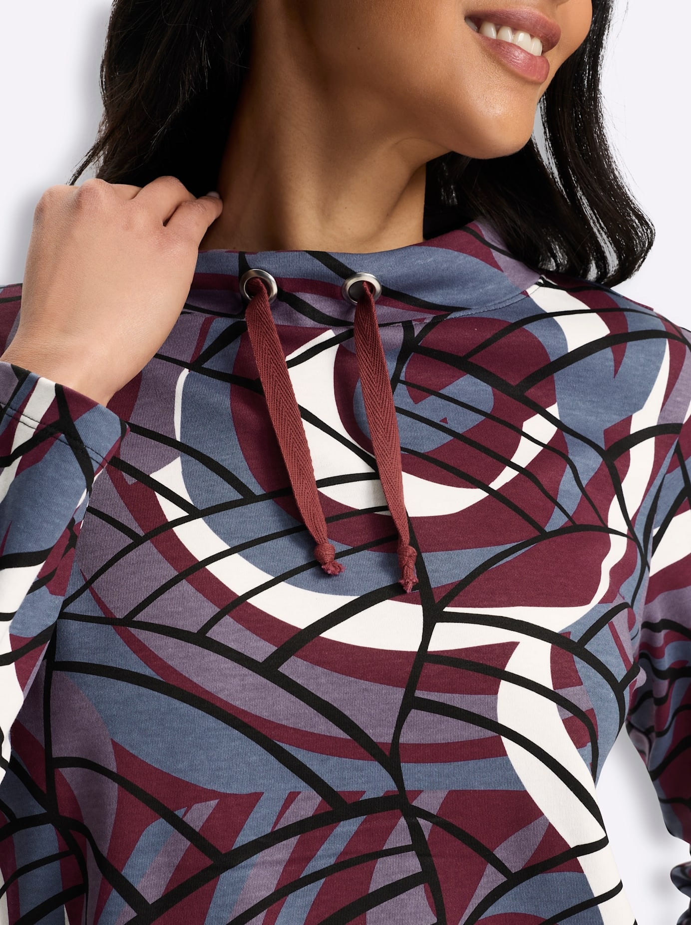 Classic Basics T-shirt à col montant »3/4-Arm-Shirt« 1