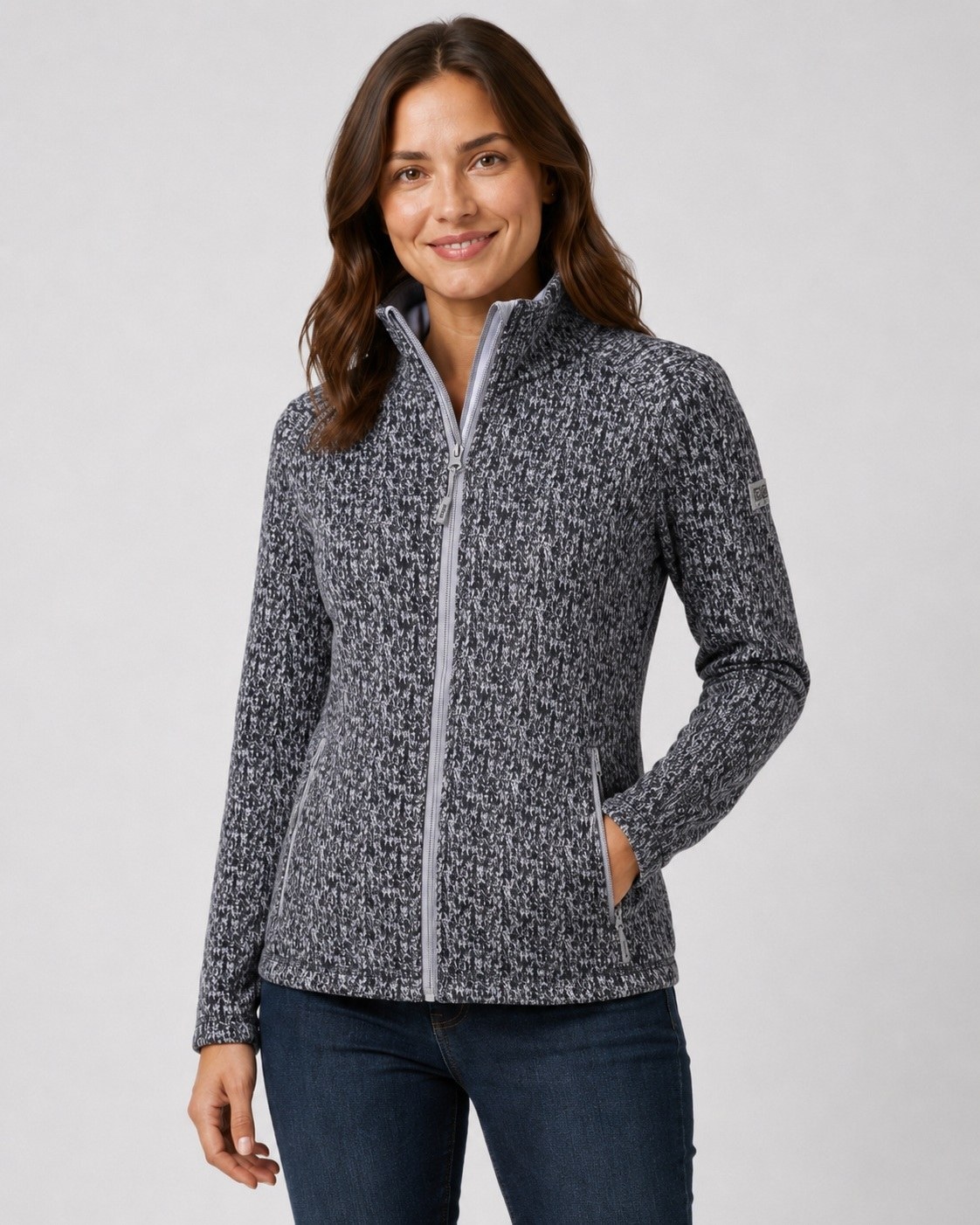 LPO Fleecejacke »Fleecejacke Lovis« mit Kapuze