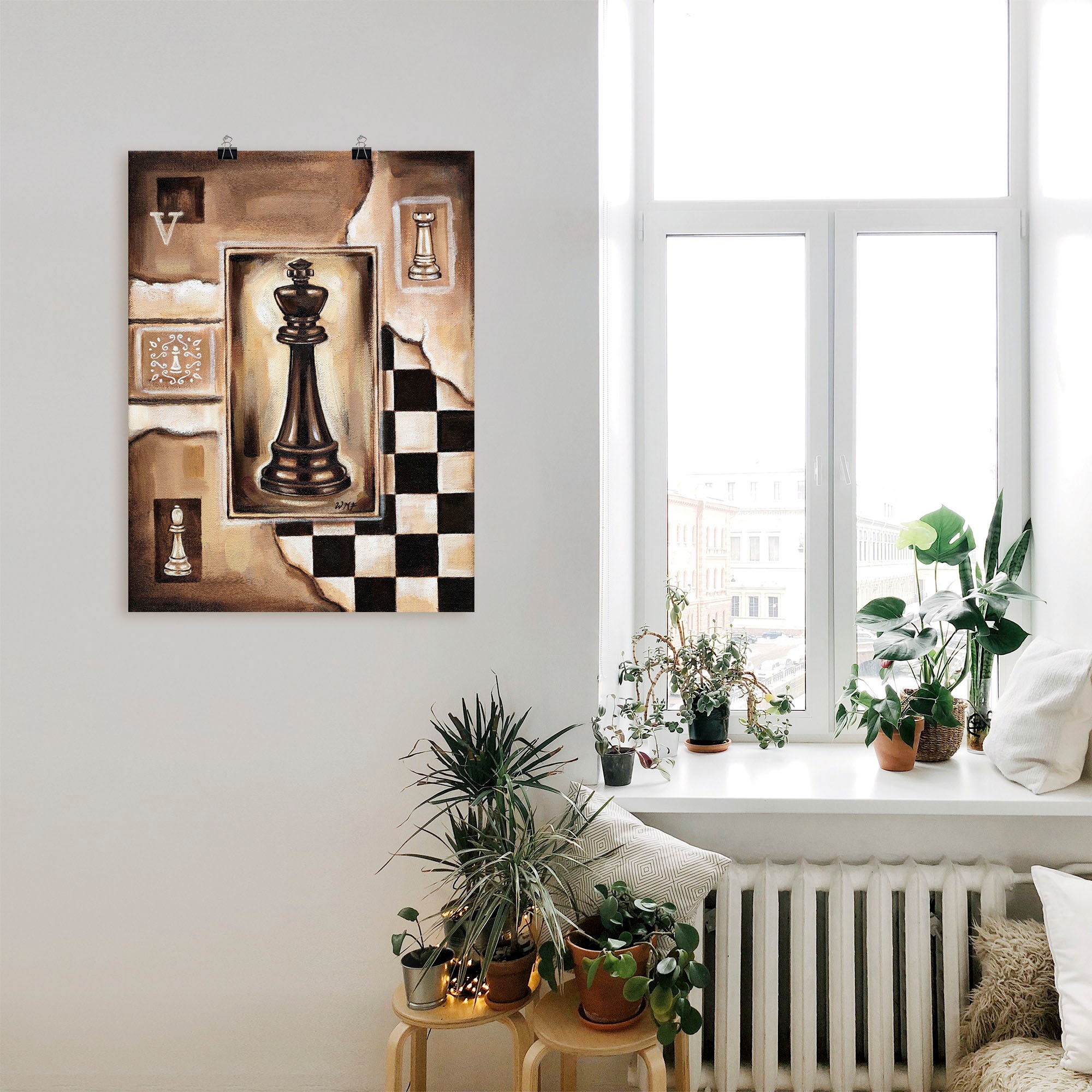 Artland Wandbild »Schach König« Schach 1 Stk. tlg. ohne Rahmen