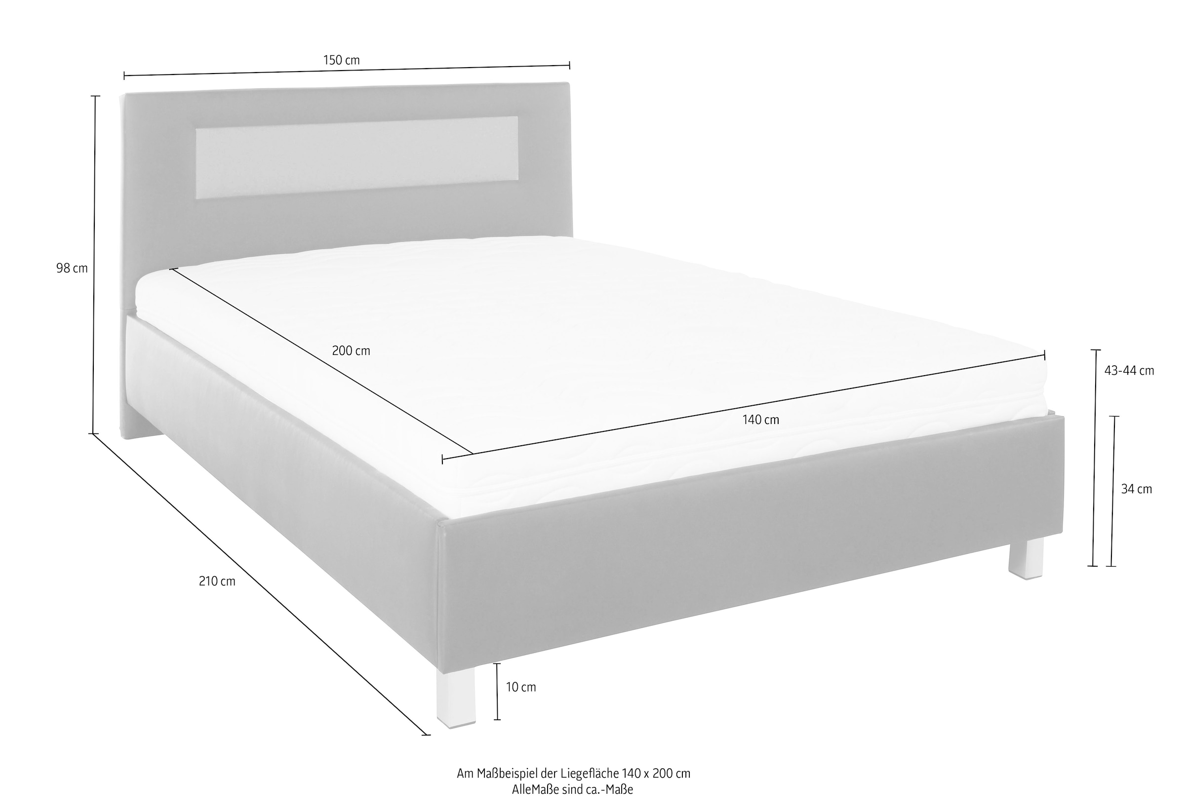 Westfalia Schlafkomfort Lit rembourré