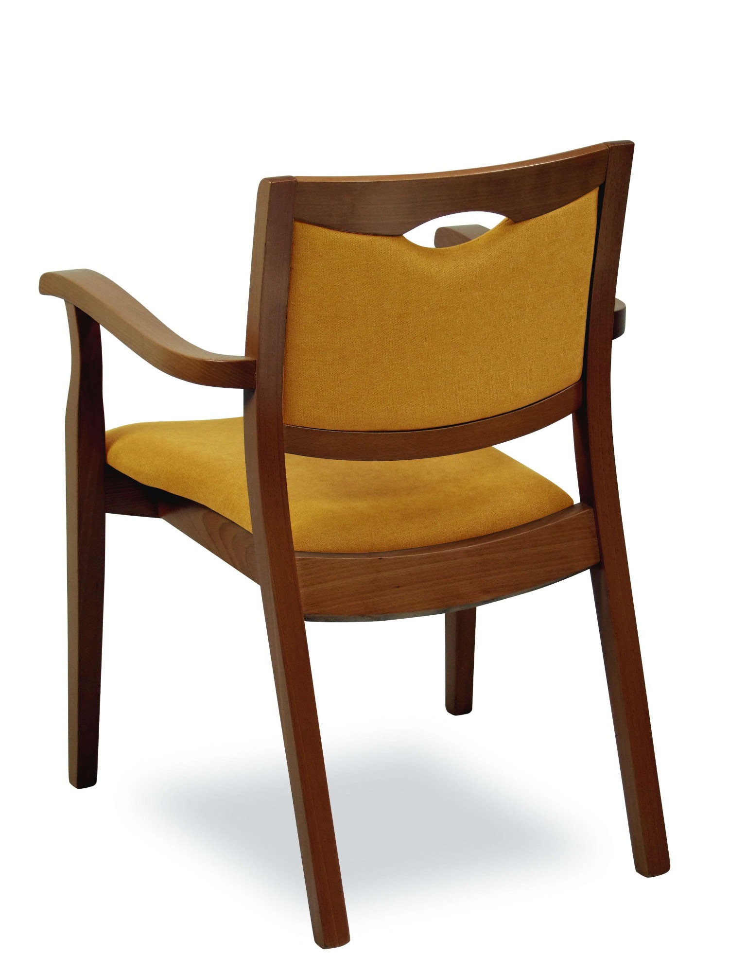 Home affaire Chaise avec accoudoirs »London, Stuhl, Komfortsessel, 3 Gestellfarben, Made in Italy« () 1 cuisextra confortable, ergonomique, tissu déperlant, bois massif
