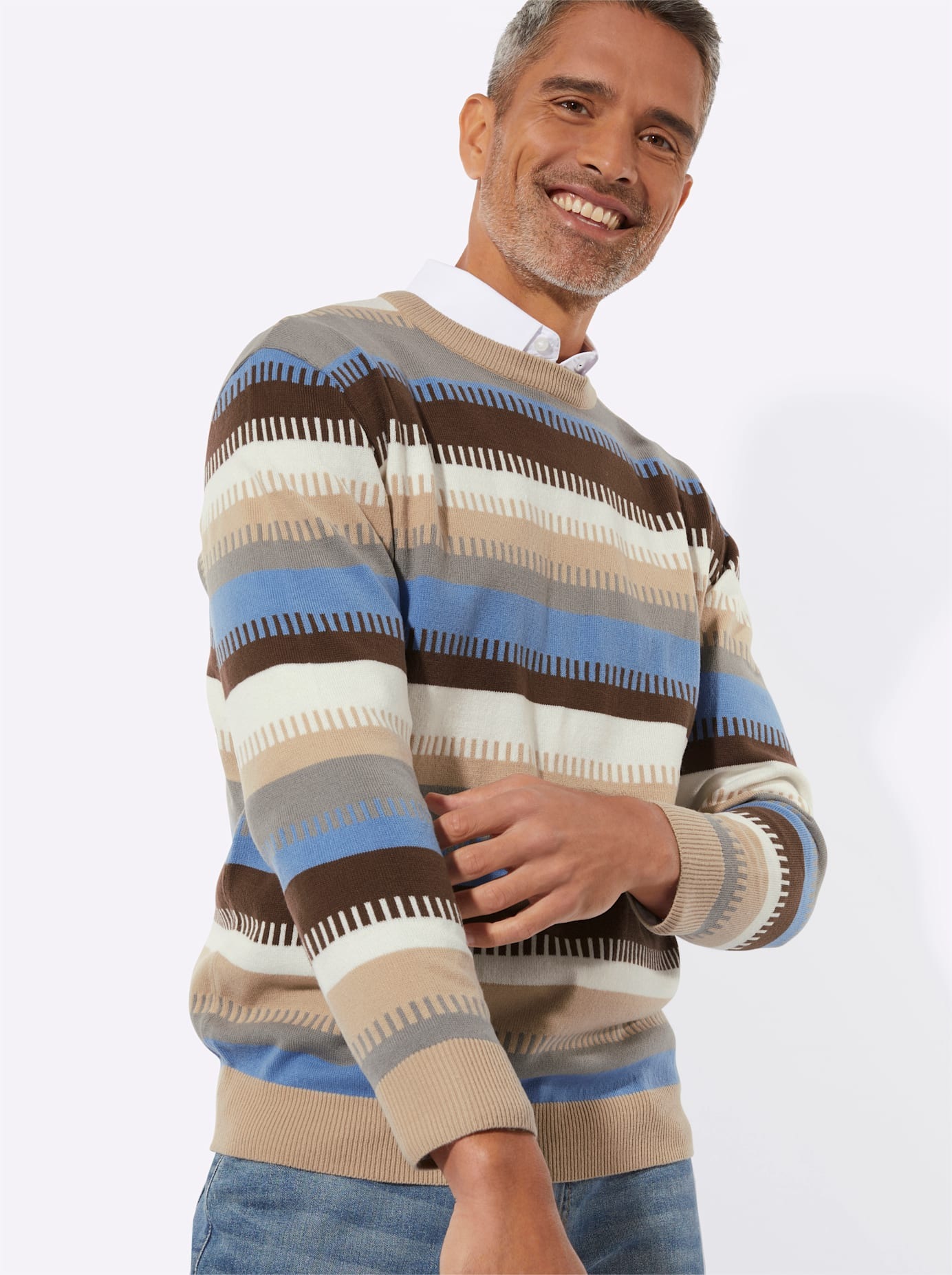 Classic Pull à col rond »Rundhals-Pullover«