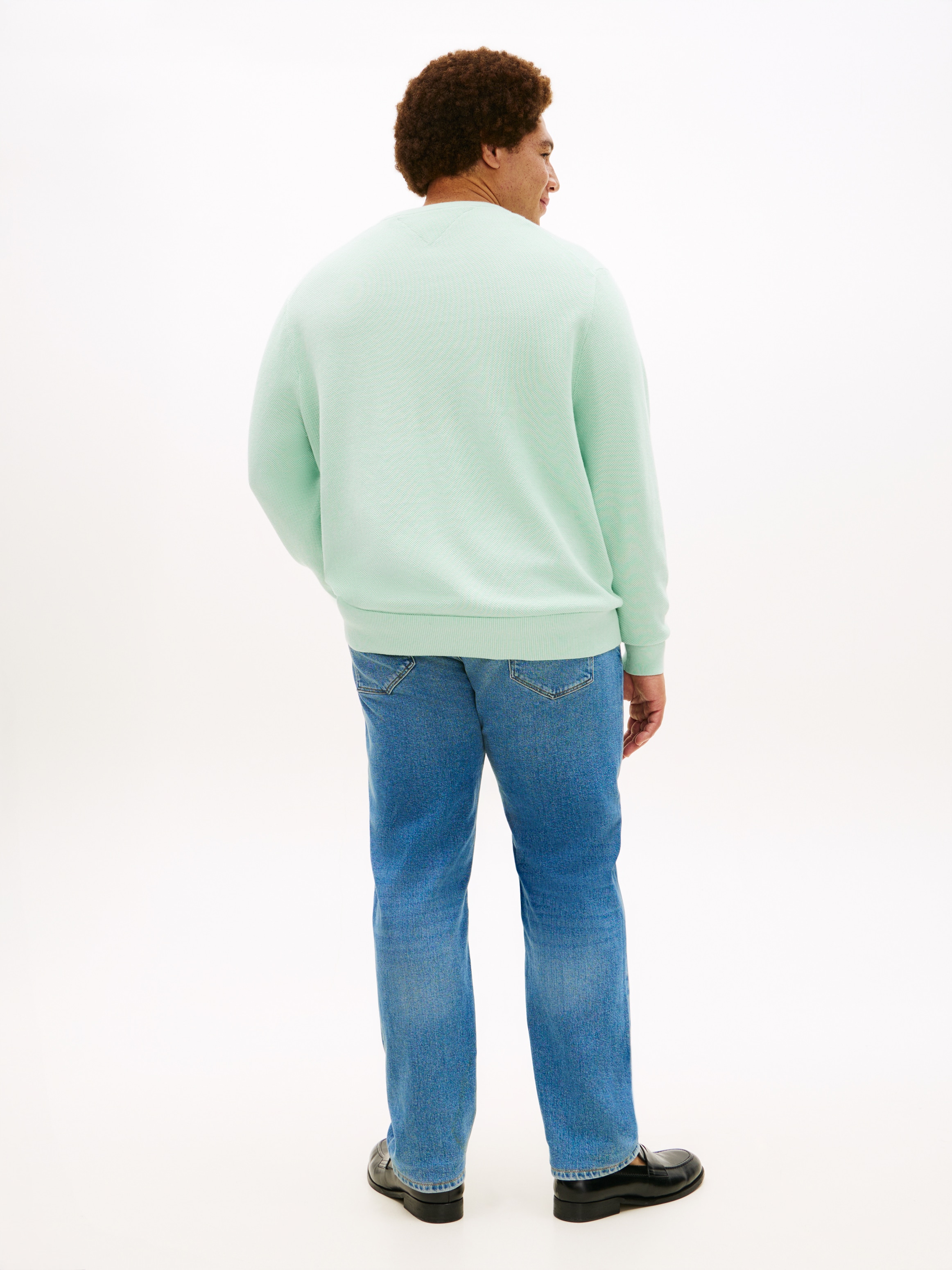 Tommy Hilfiger Big & Tall Rundhalspullover »ESSENTIAL STRUCTURE CREW NECK« Grosse Grössen, regular fit