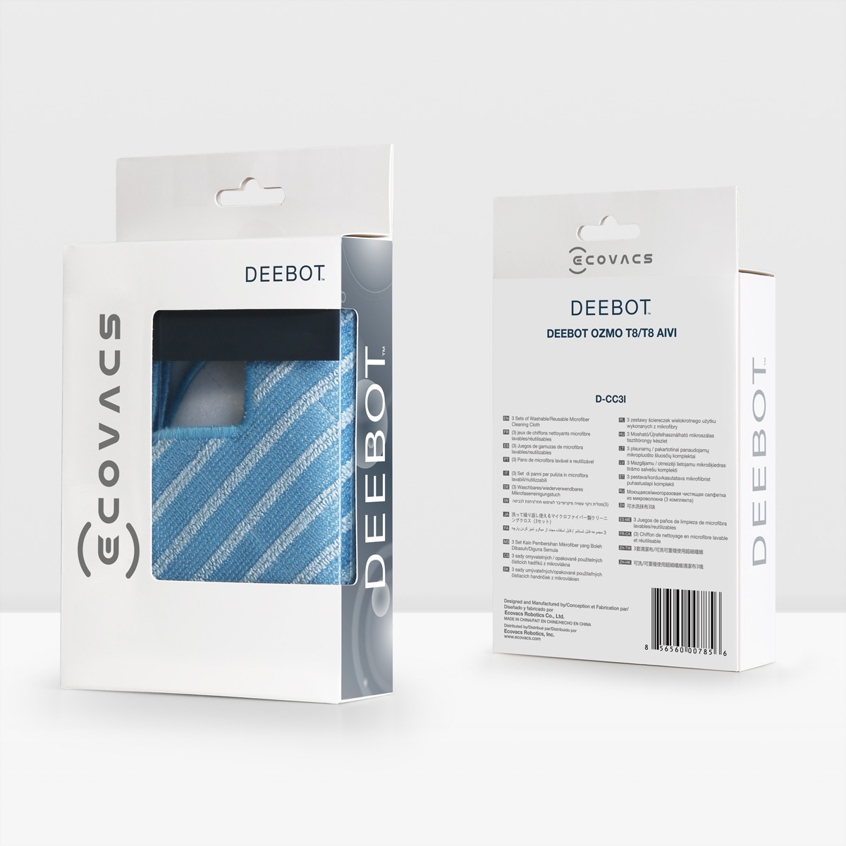 ECOVACS »Ecovacs Reiniungstücher 3er Pack, zu OZMO N10/N8/T8-Serie«