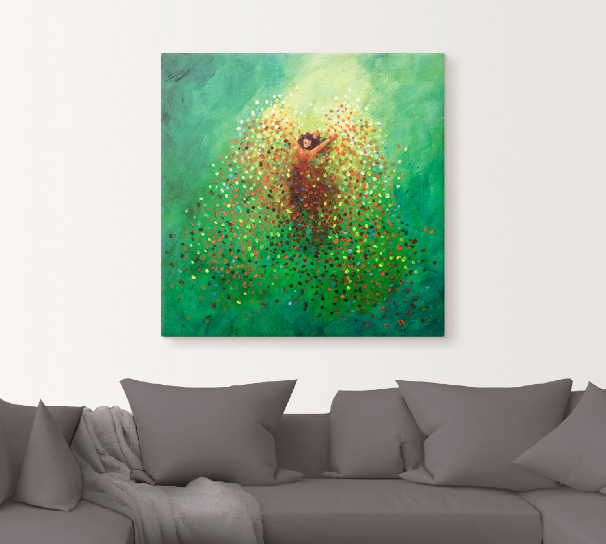 Artland Tableau sur toile »Sich selbst feiern« 1 cuis tlg. auf Holzrahmen gespannt