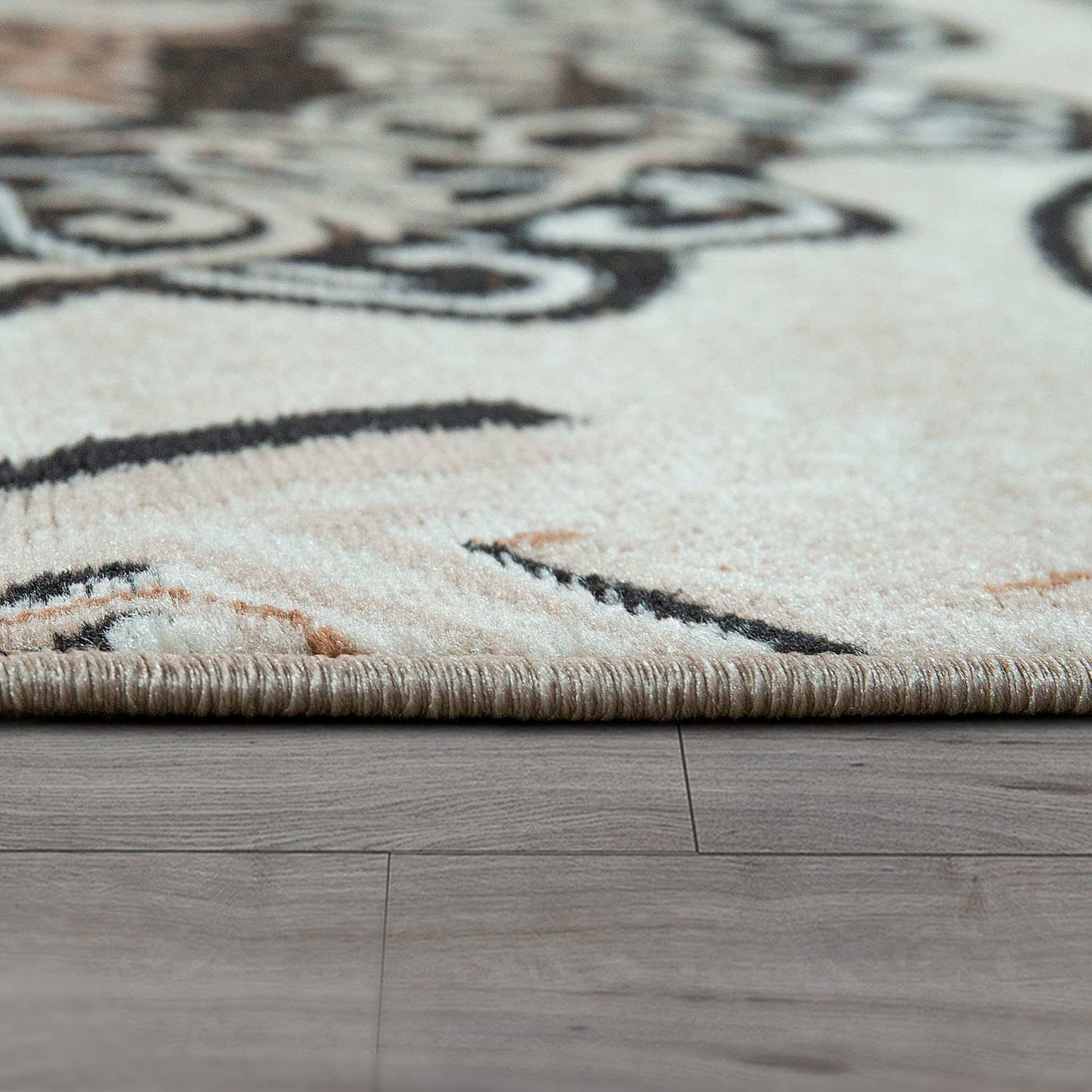 Paco Home Teppich »Sinai 077« rechteckig 13 mm Höhe Kurzflor, Ornamente in dezenten Farbtöne, Kundenliebling