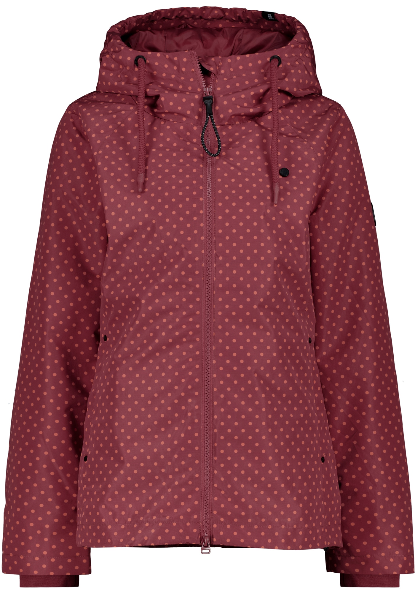 Alife & Kickin Veste d'extérieur »LILOUAKB« avec capuche aus Polyester, wasserabweisend, normale Passform, mit Reissverschluss