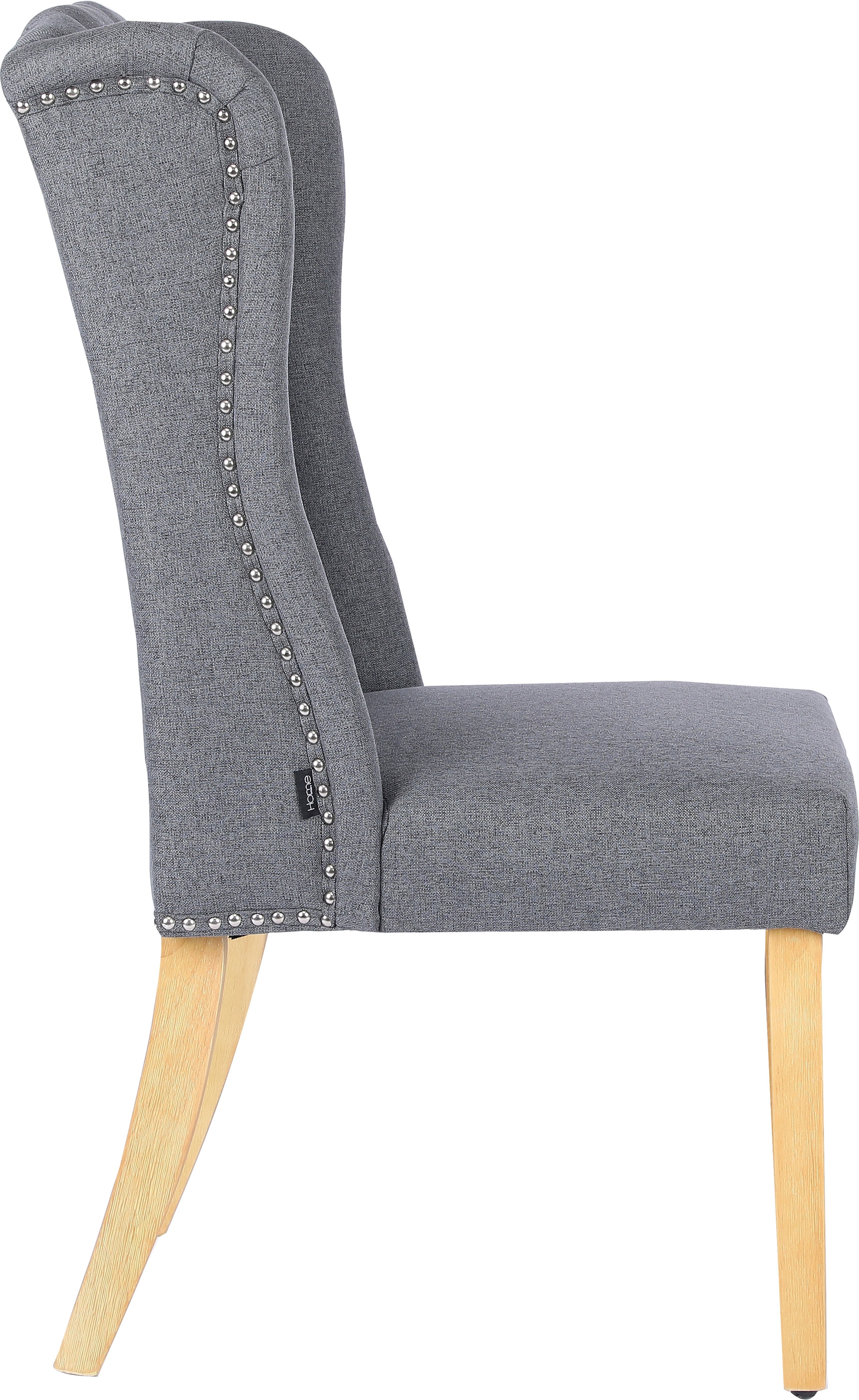 Home affaire Esszimmerstuhl »Liao, TOPSELLER!, OTTOs Choice, 2er-Set« (Set) pflegeleichter Webstoff Bezug, Knopfheftung, Sitzhöhe ca. 50 cm