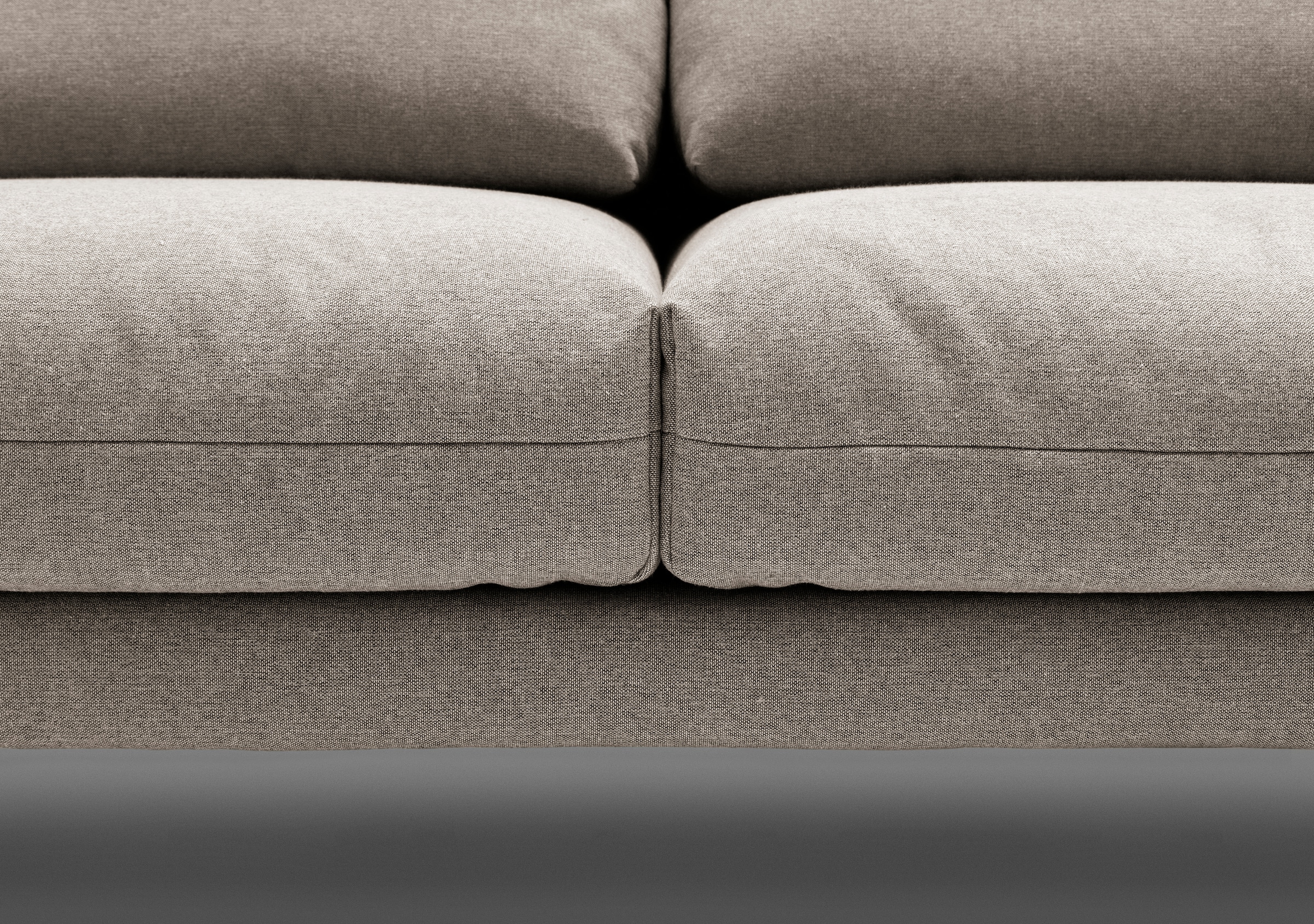 Creation BY ROLF BENZ Canapé d'angle »CR.414, Designecksofa, Polsterecke, Breite 300cm, L-Form« au choix en cuir de vachette fin ou en chenille de haute qualité