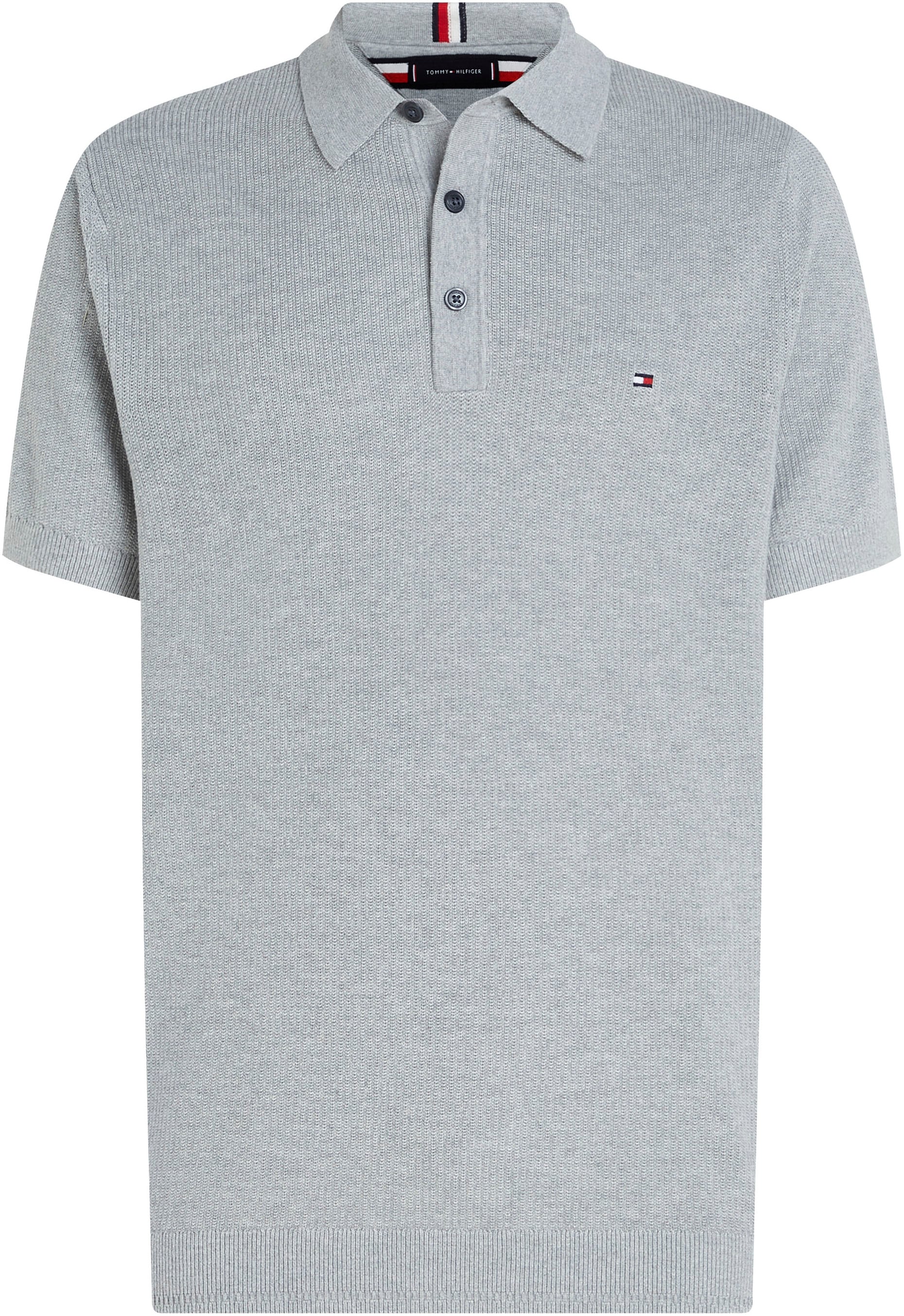 Tommy Hilfiger Polo »CHAIN RIDGE STRUCTURE SS POLO« mit Logostickerei auf der Brust