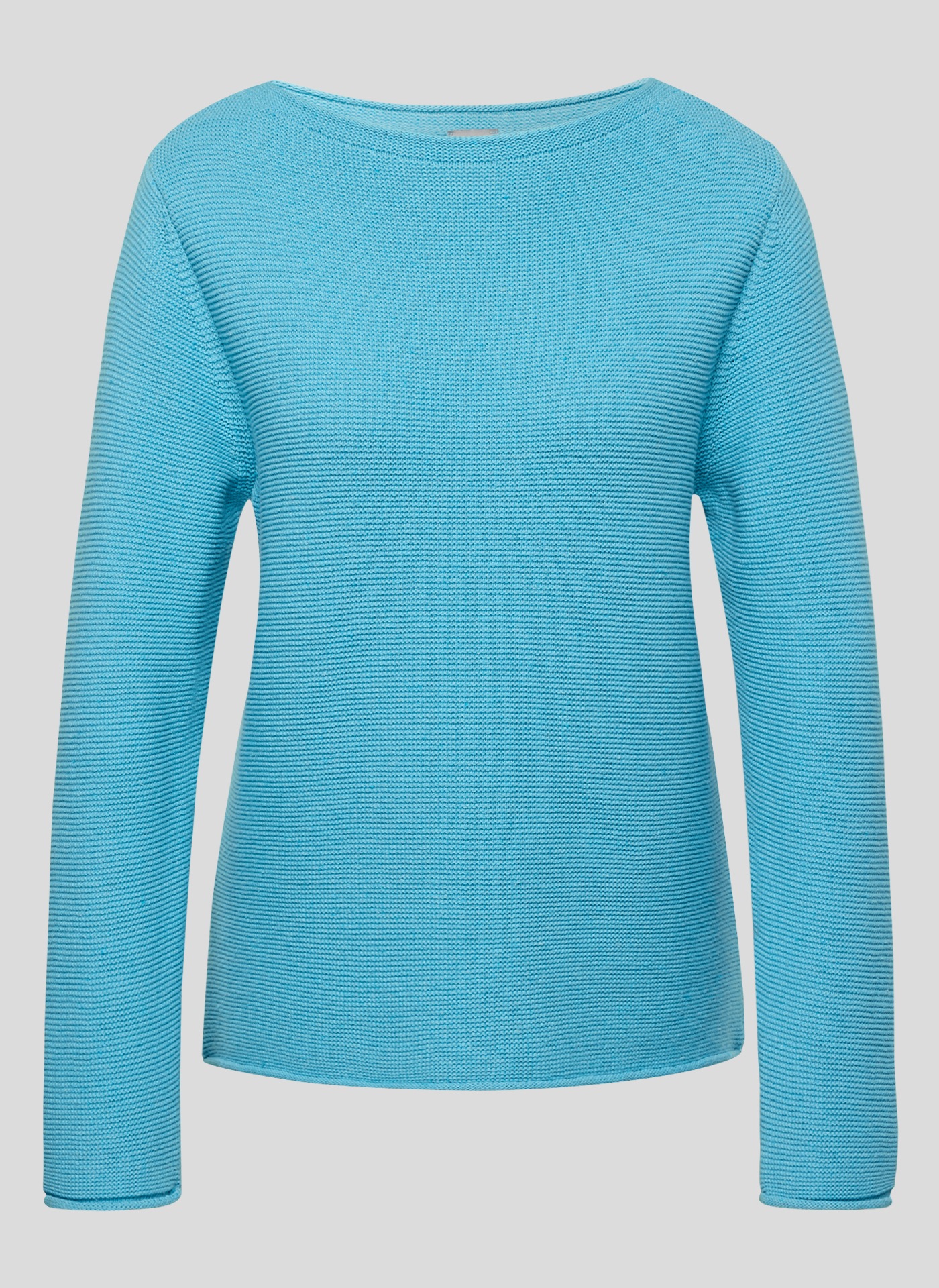 Rabe Pull à col rond in Struktur-Optik